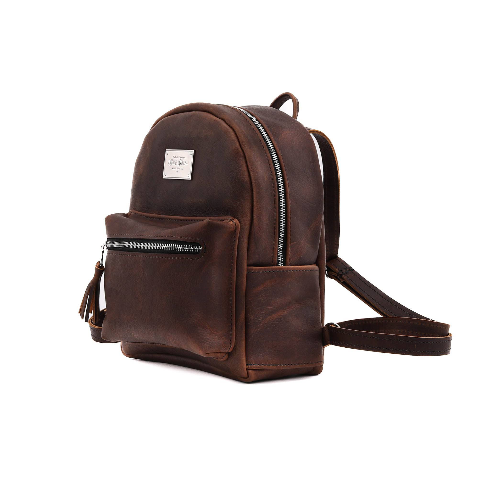 Premium Leather Everyday Backpack - Image 12
