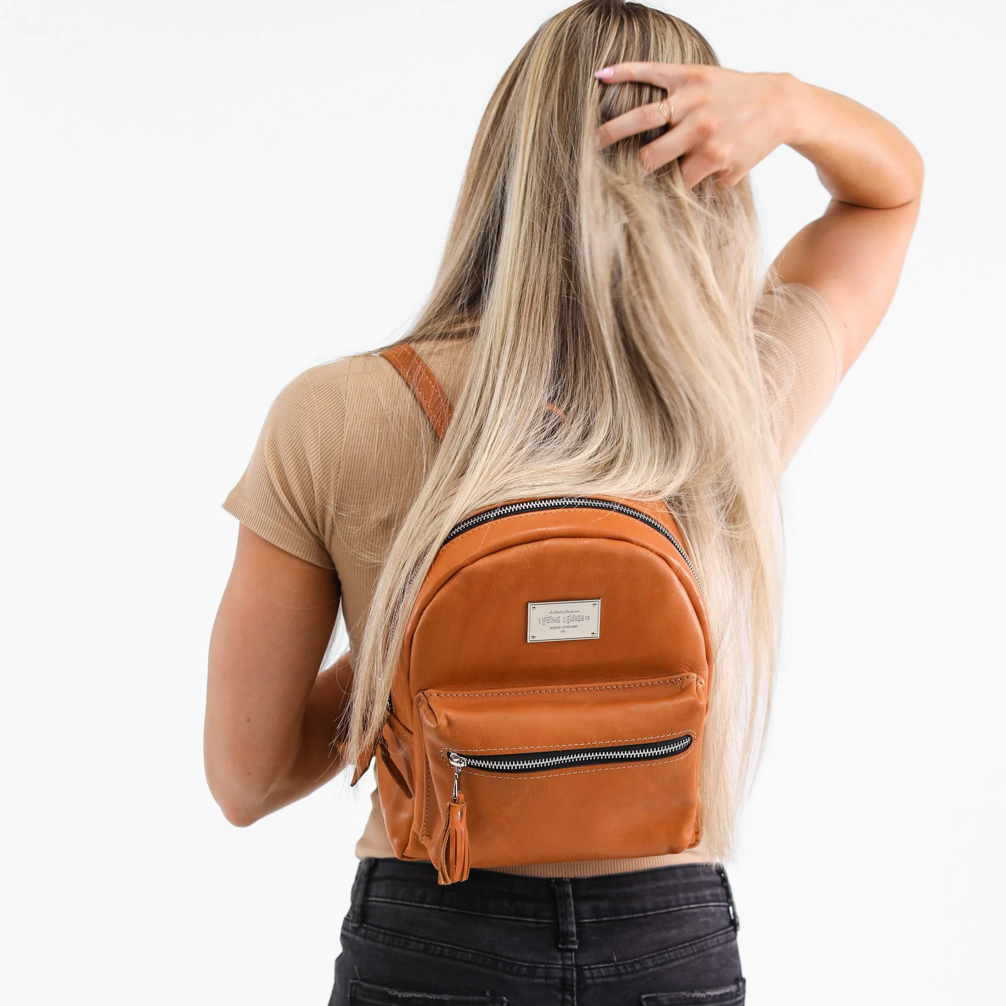 Premium Leather Everyday Backpack - Image 31