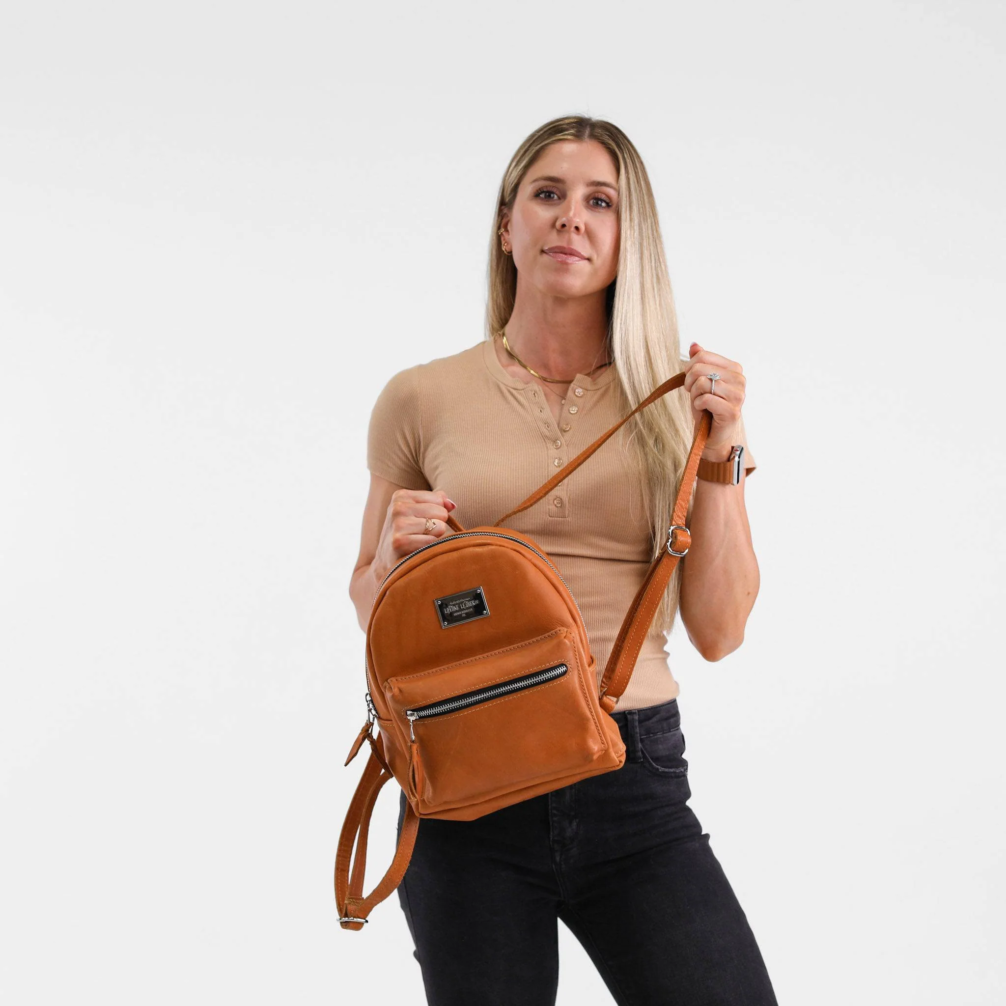 Premium Leather Everyday Backpack - Image 33