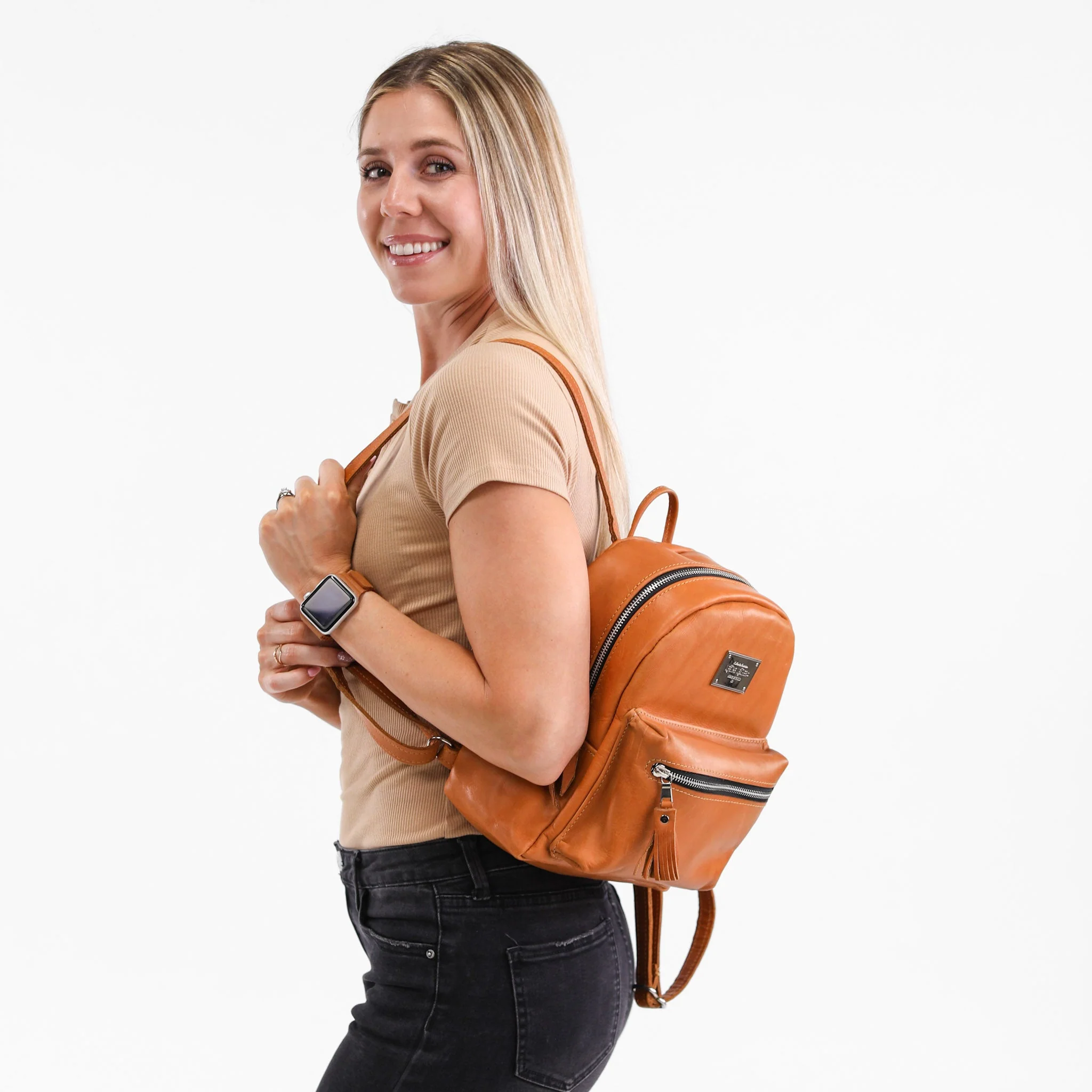 Premium Leather Everyday Backpack - Image 36