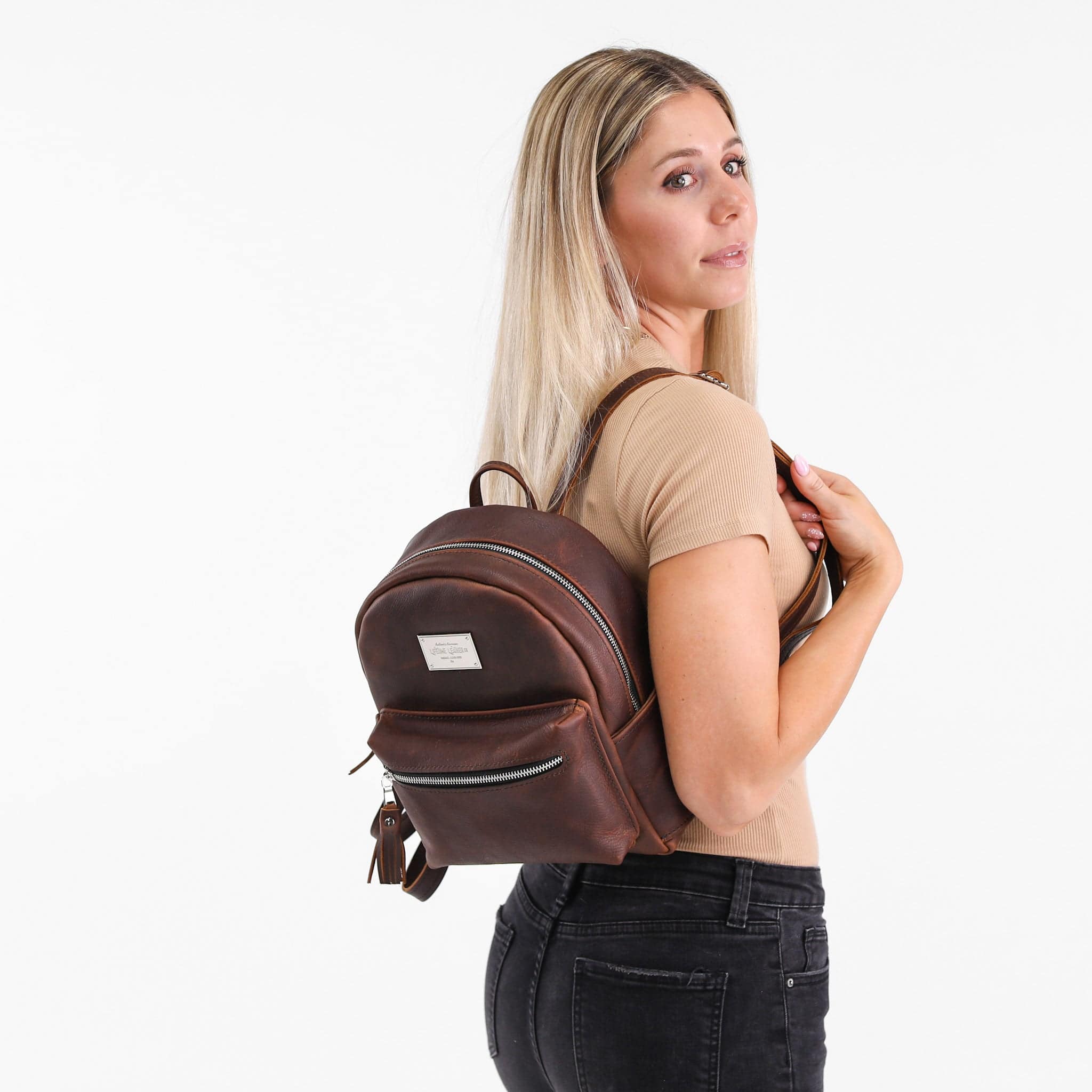 Premium Leather Everyday Backpack - Image 43