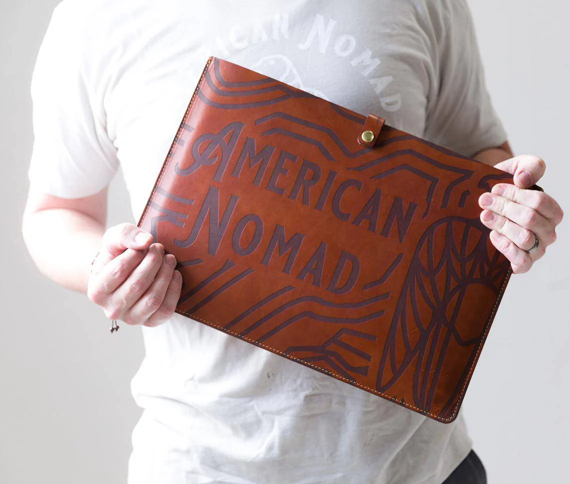 Premium Leather Laptop Sleeve - 13"-15" Cover - Image 9
