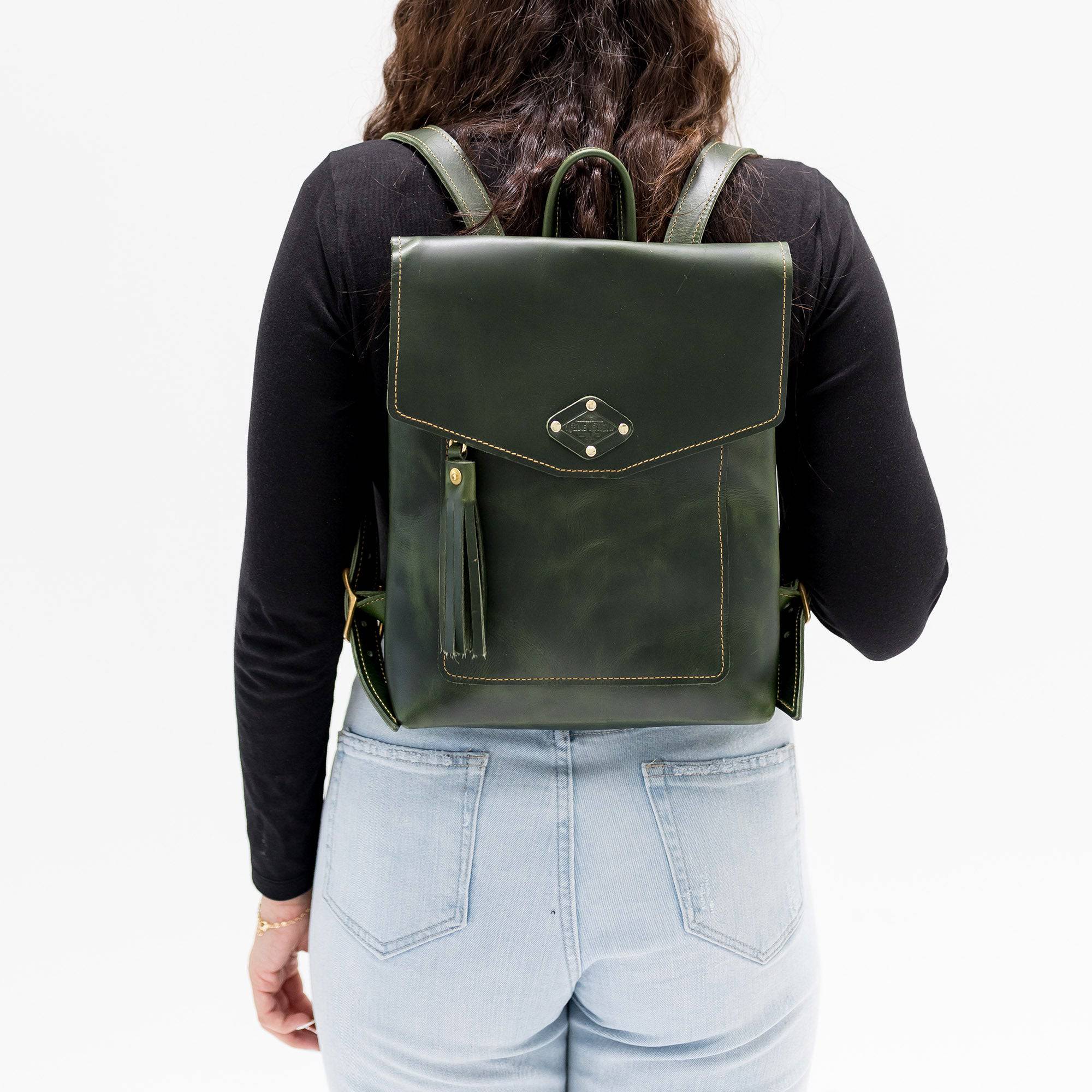 Premium Leather Rucksack - Image 6