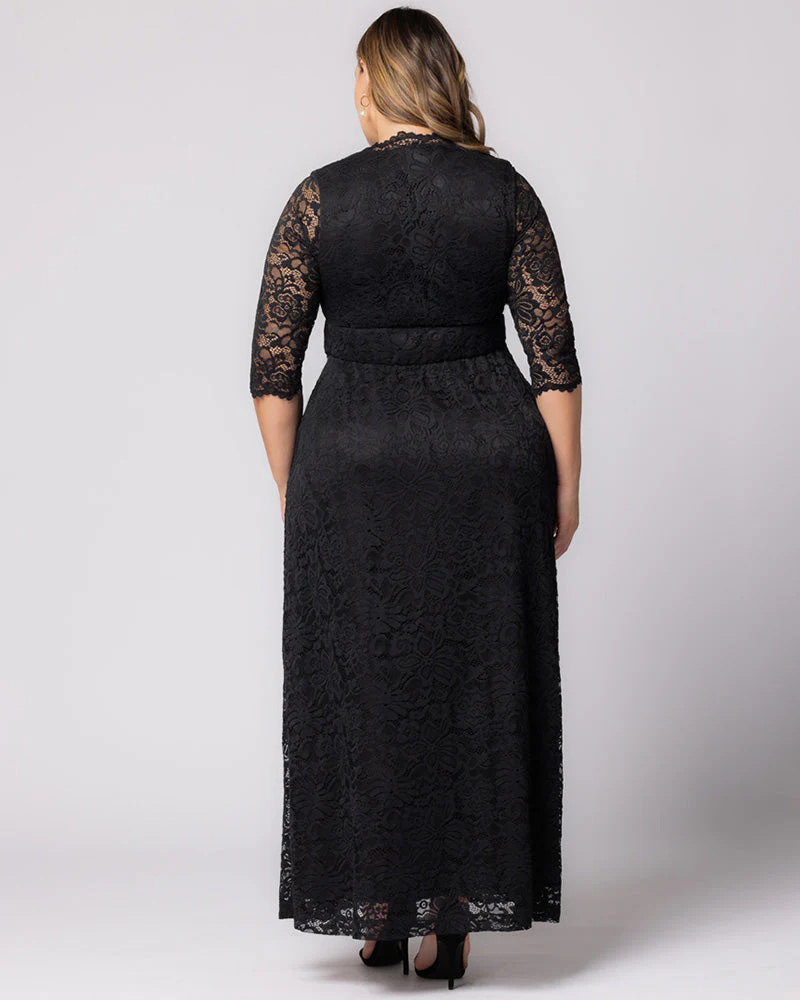 Plus Size Maria Lace Evening Gown - Image 4