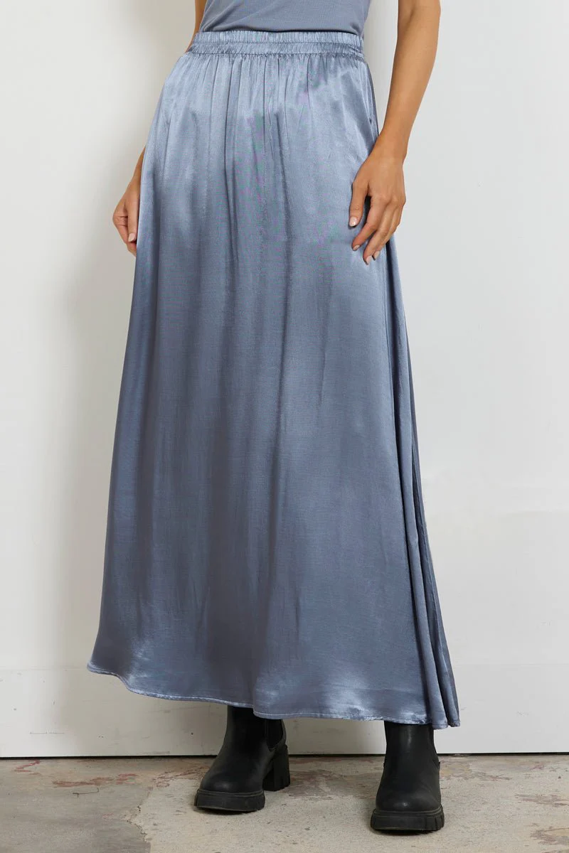 Maureen Satin Volume Skirt - Image 11