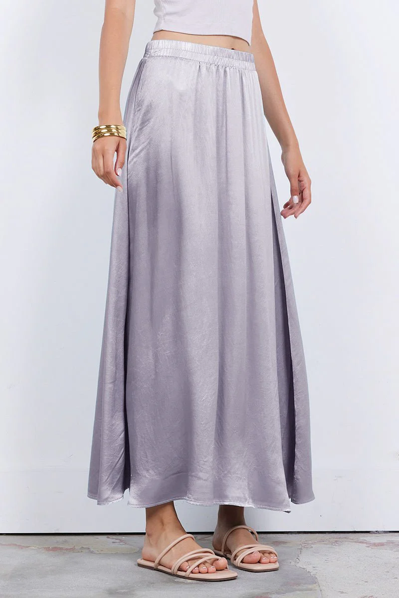 Maureen Satin Volume Skirt - Image 7