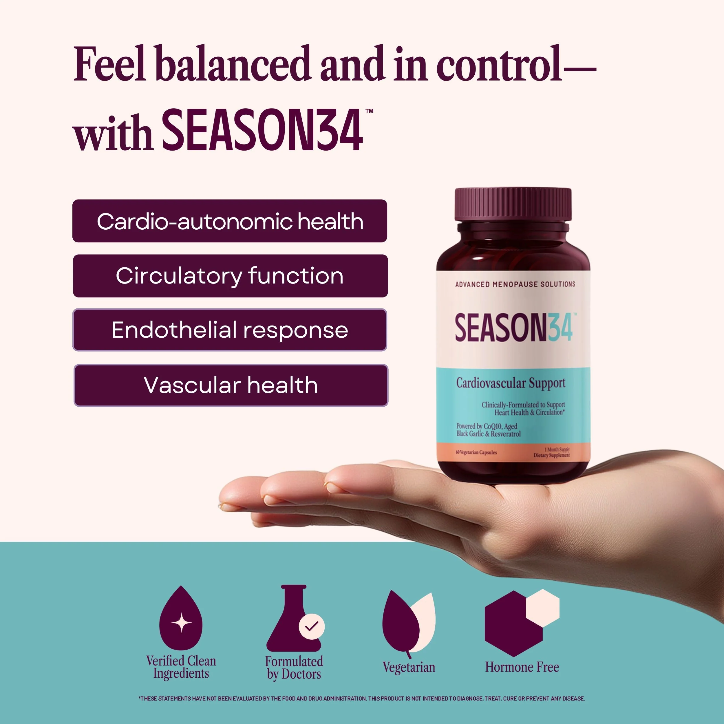 Menopause Cardiovascular Support – Palpitations, Fatigue & Heart Comfort - Image 2