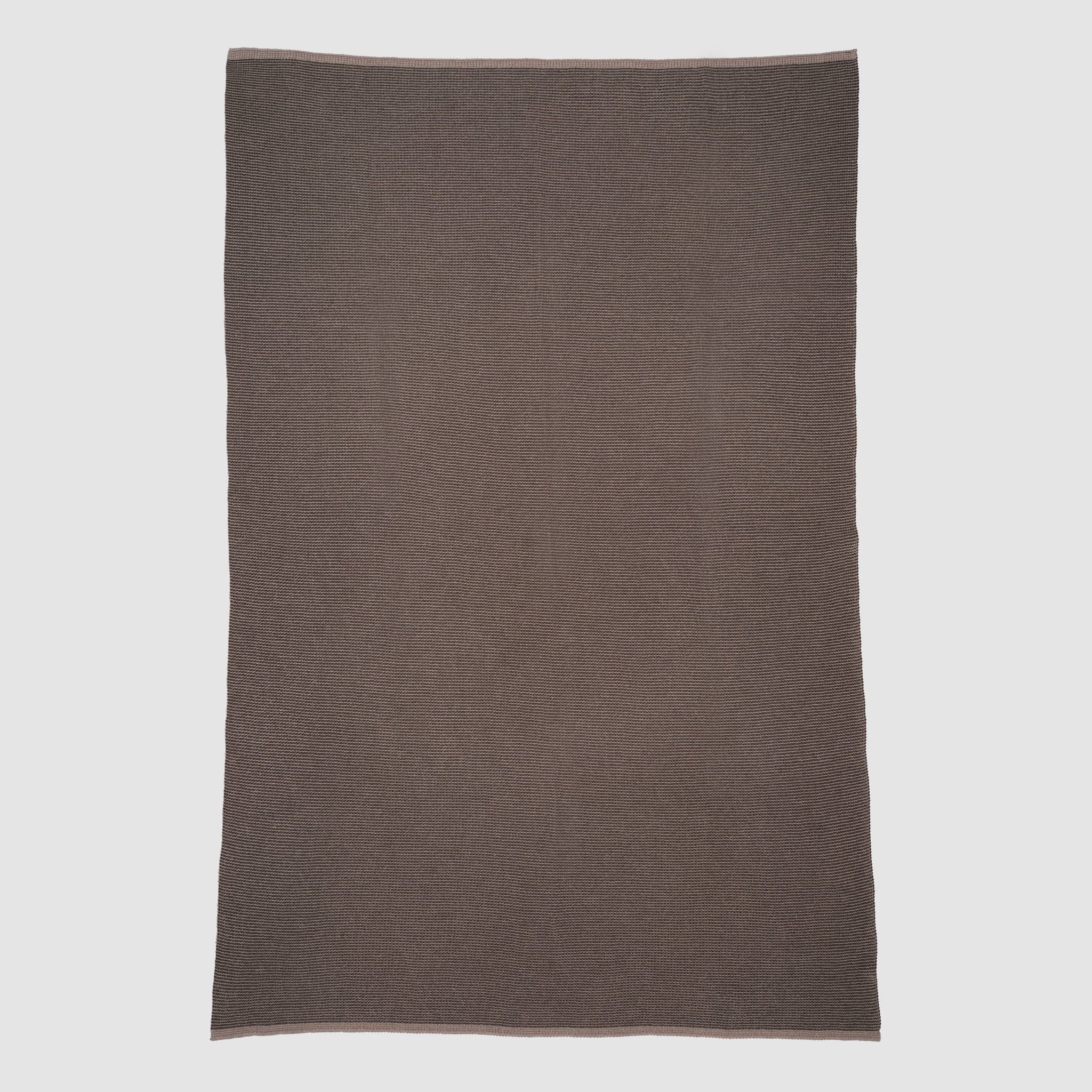 Merino Wool Sustainable Knit Solid Textured Throw Blanket - Wool Cardigan - Image 7