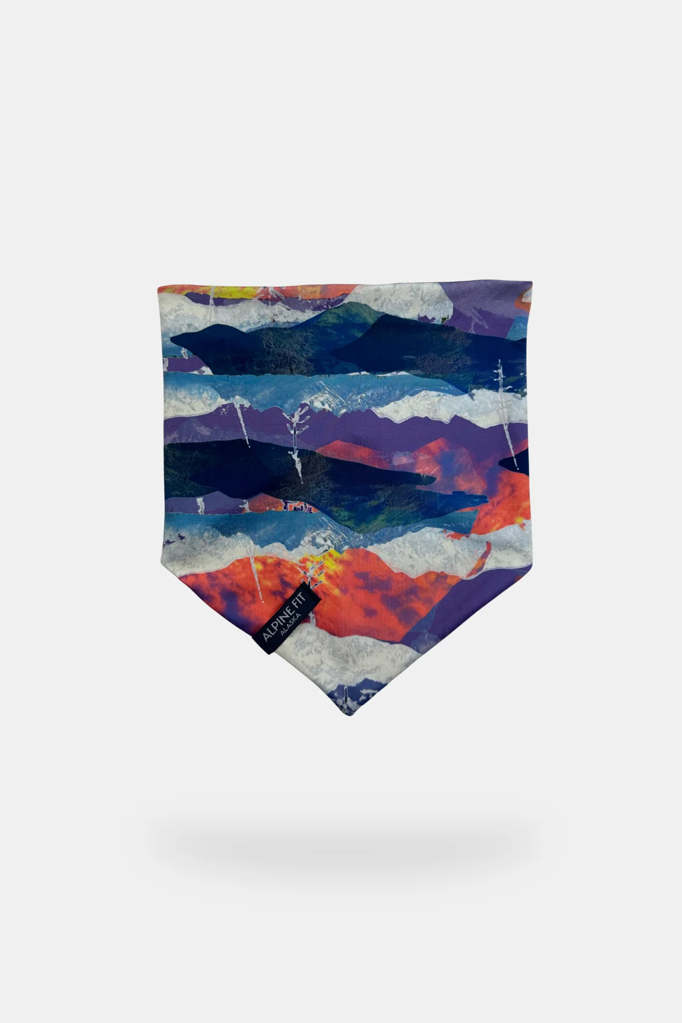 Mountain Recycled Fleece V Front Neck Warmer