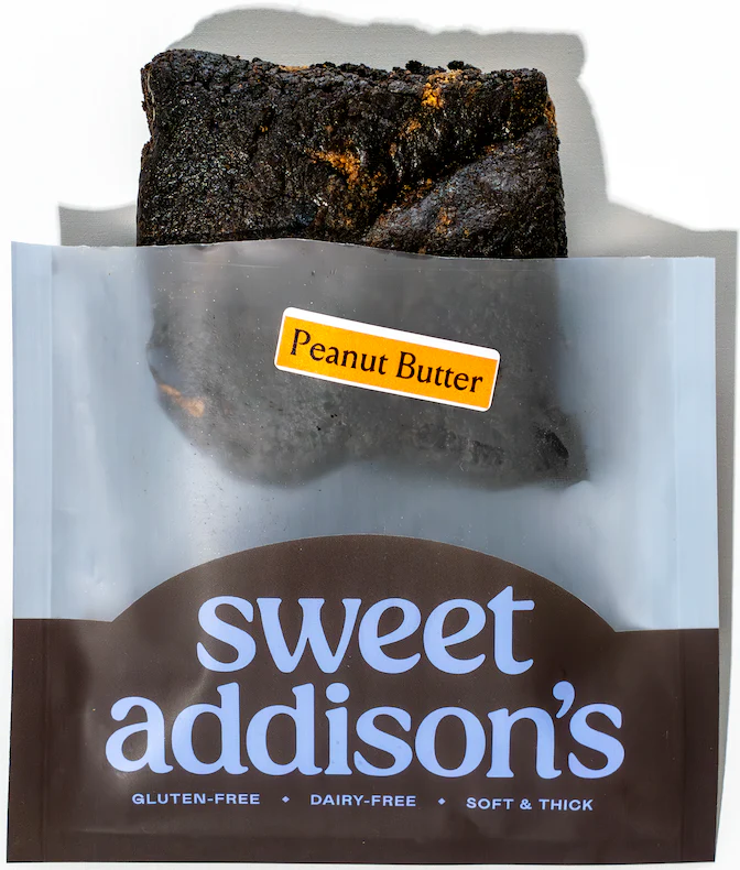 Gluten-Free Peanut Butter Fudge Brownies - 4 Oz - Image 3