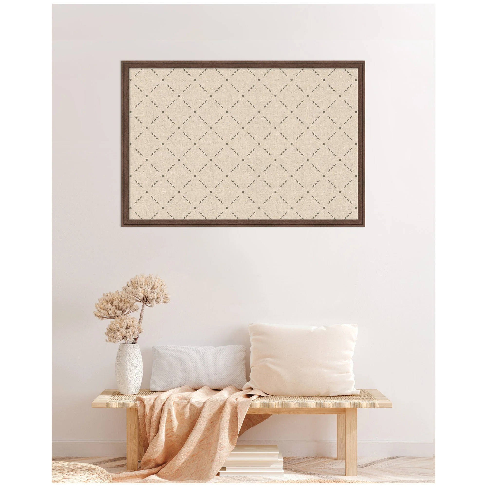 Pinboard Green Lattice Print - Image 24