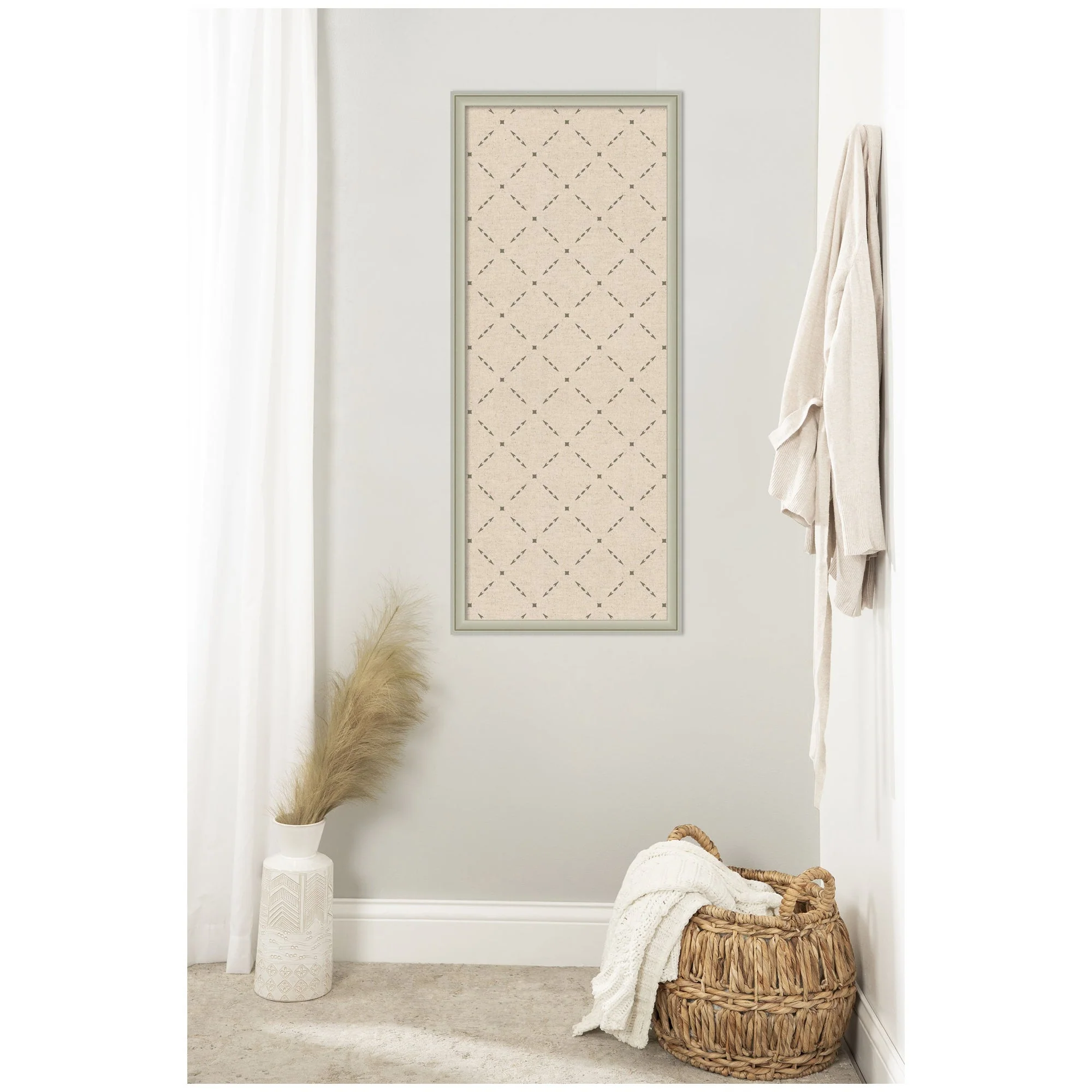 Pinboard Green Lattice Print - Image 36