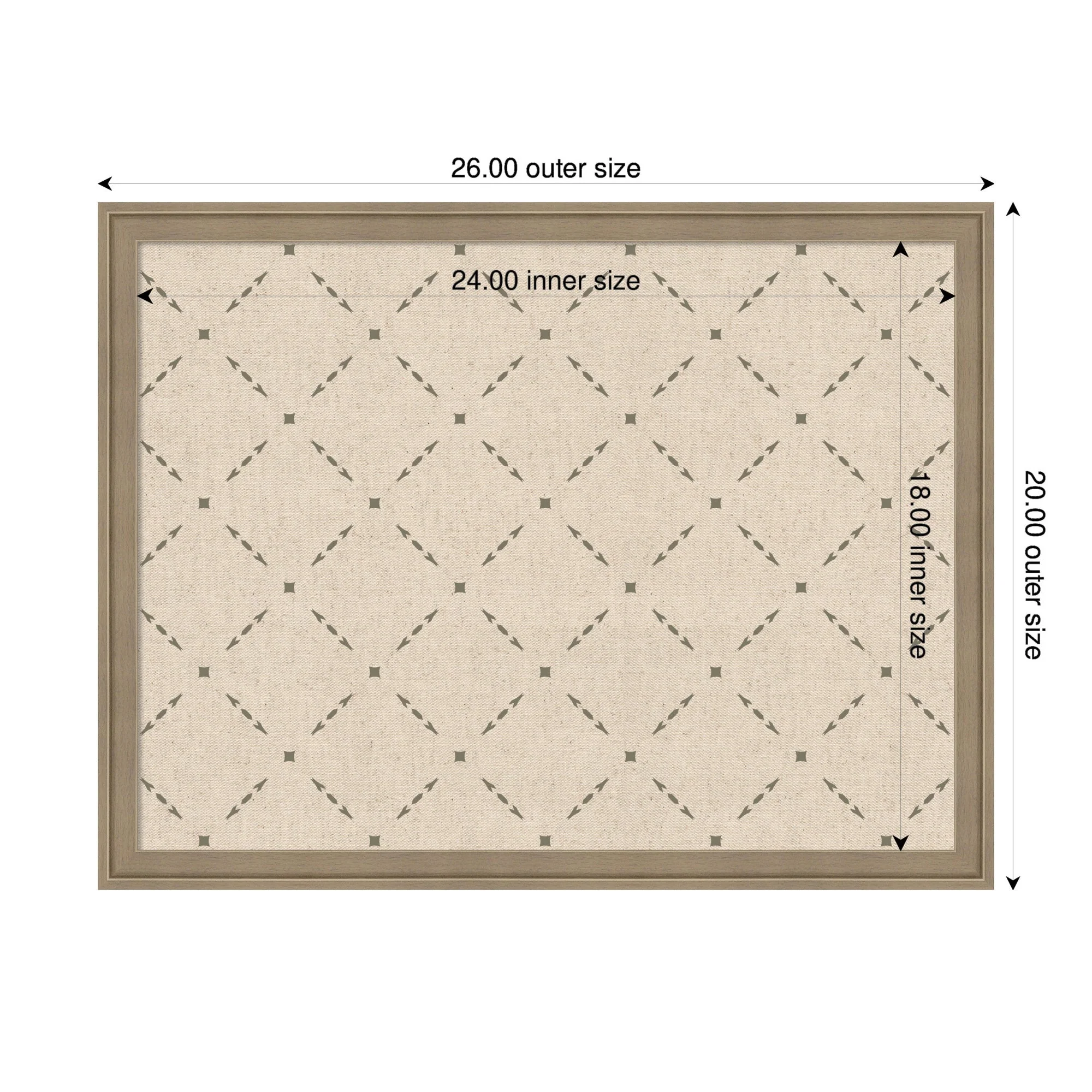 Pinboard Green Lattice Print - Image 4