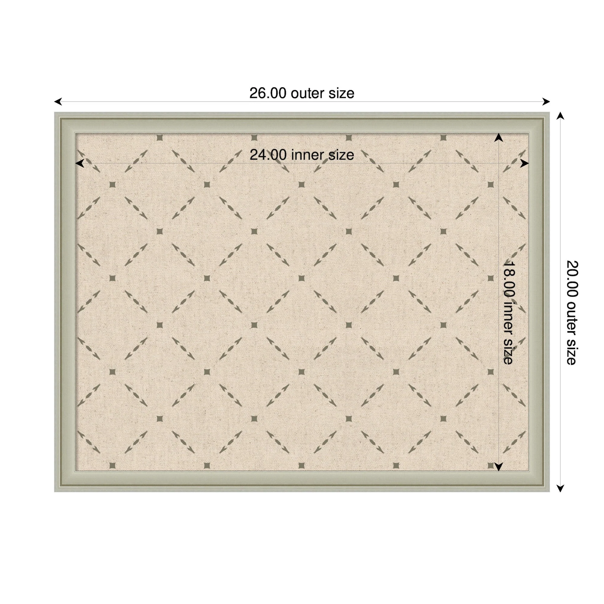 Pinboard Green Lattice Print - Image 49