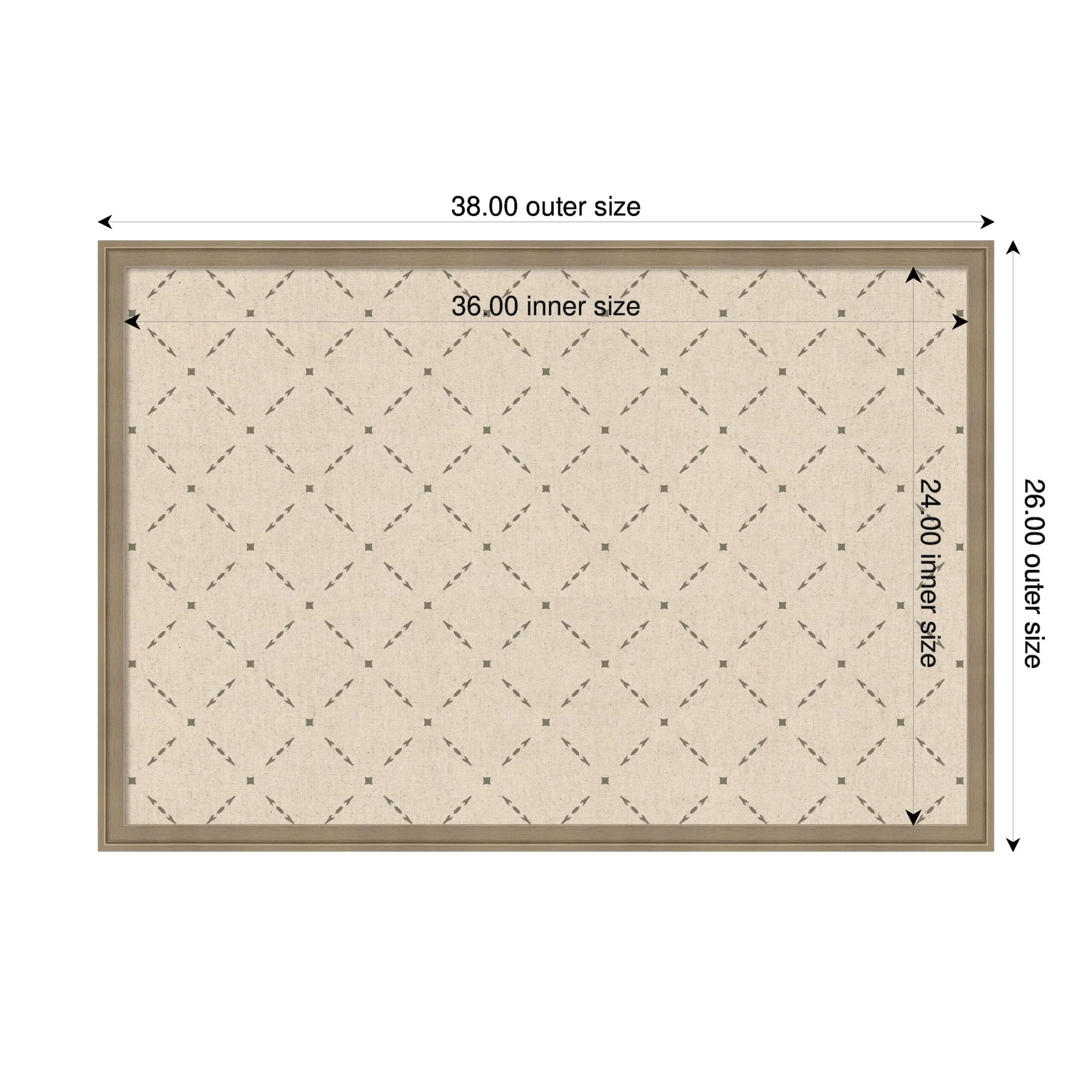 Pinboard Green Lattice Print - Image 5