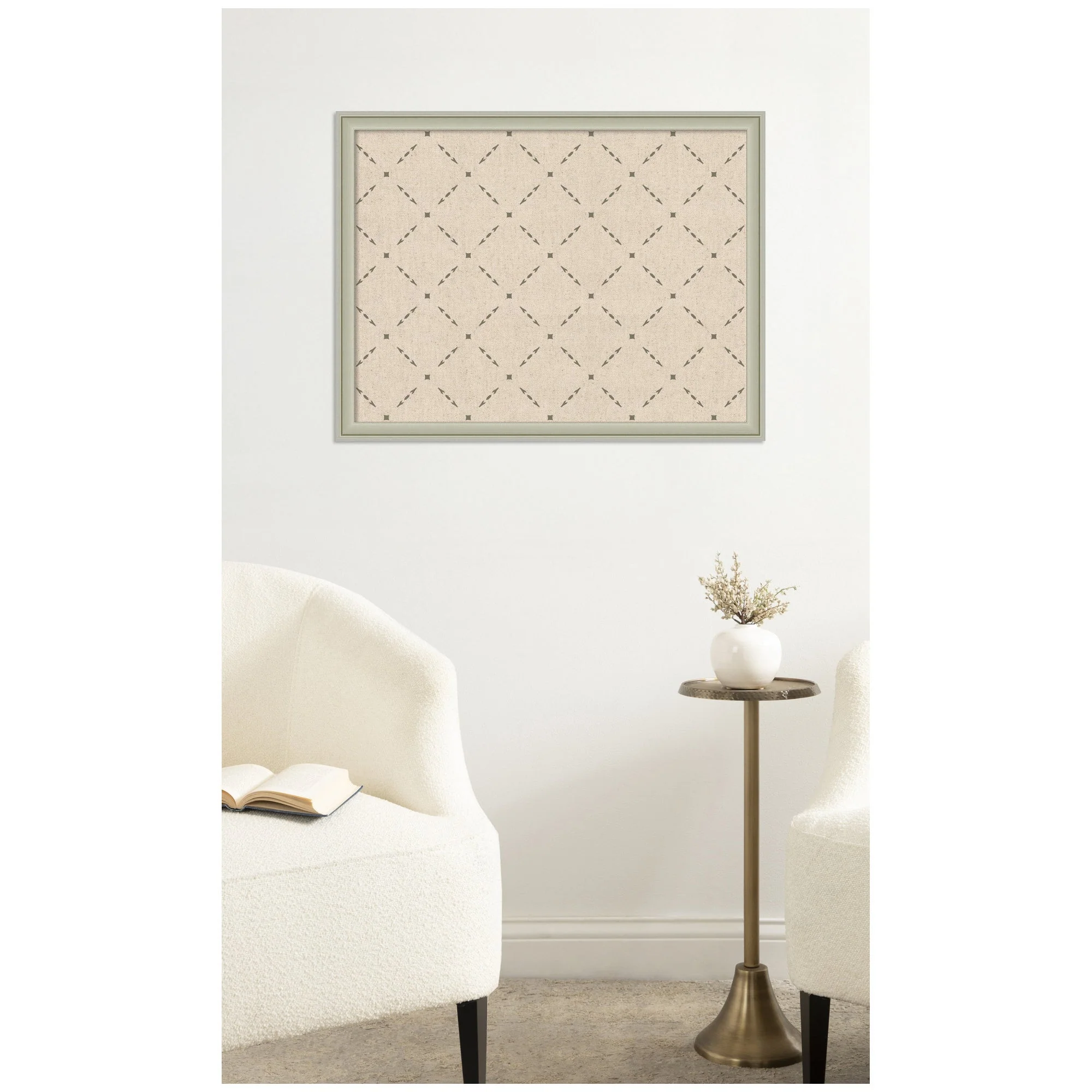 Pinboard Green Lattice Print - Image 60