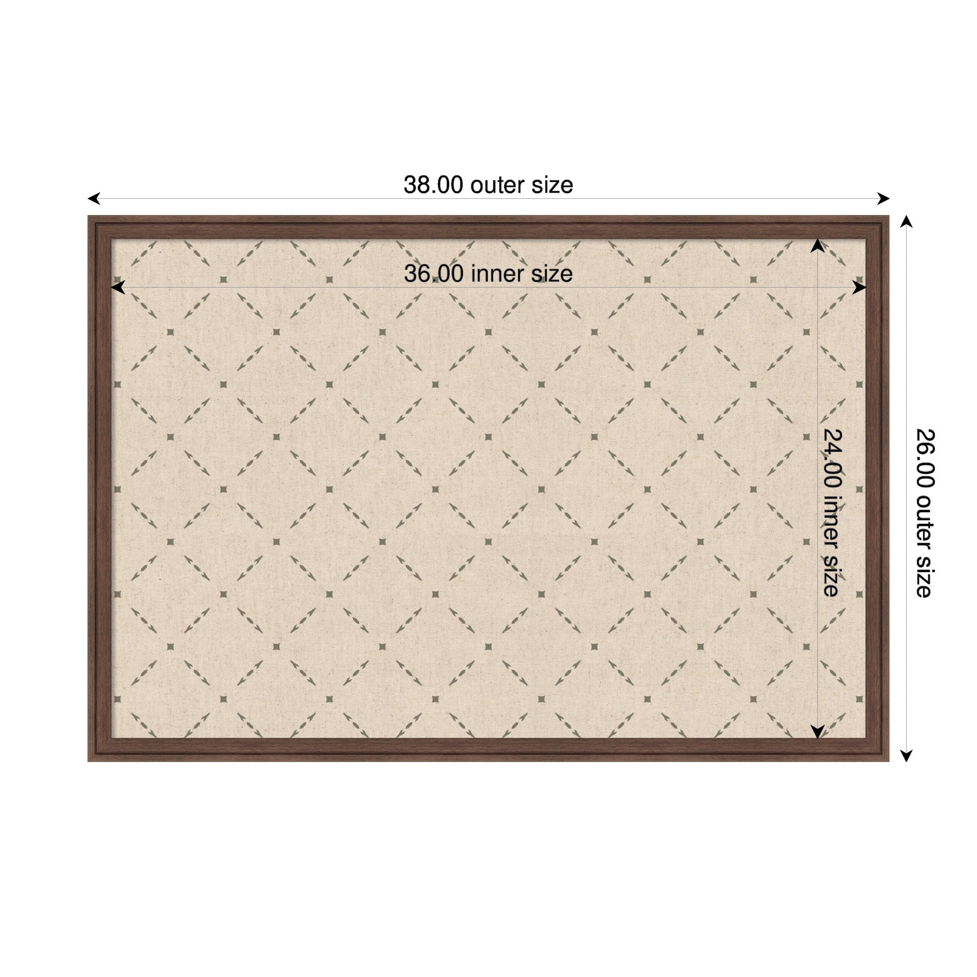 Pinboard Green Lattice Print - Image 64