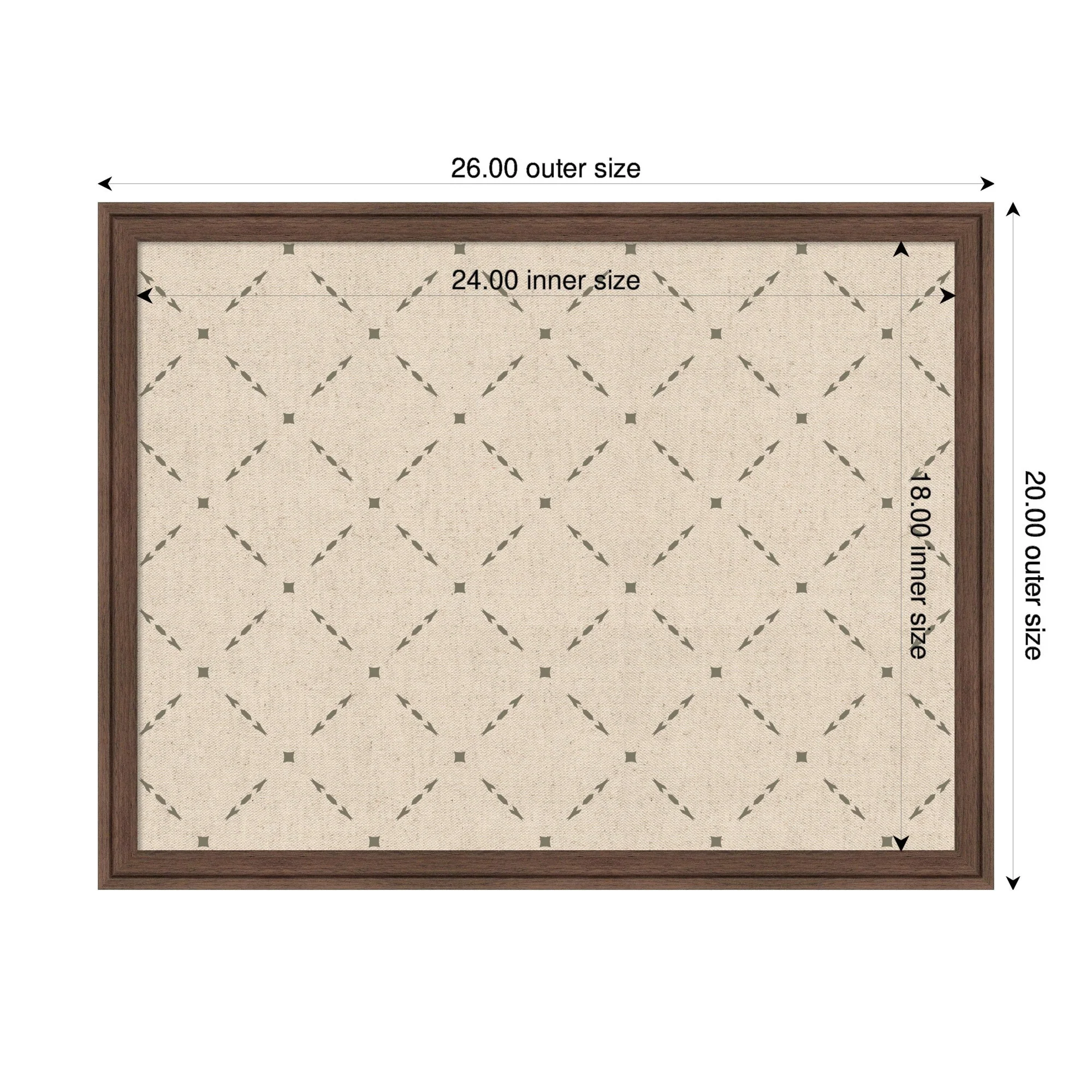 Pinboard Green Lattice Print - Image 83