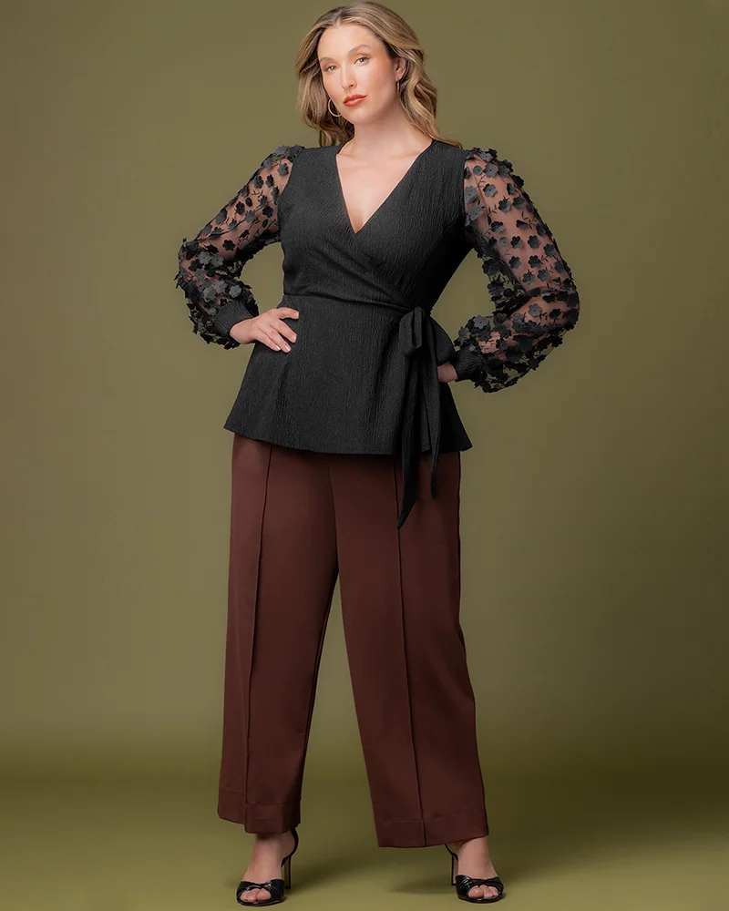 Plus Size Polished Ponte Pants - Image 11