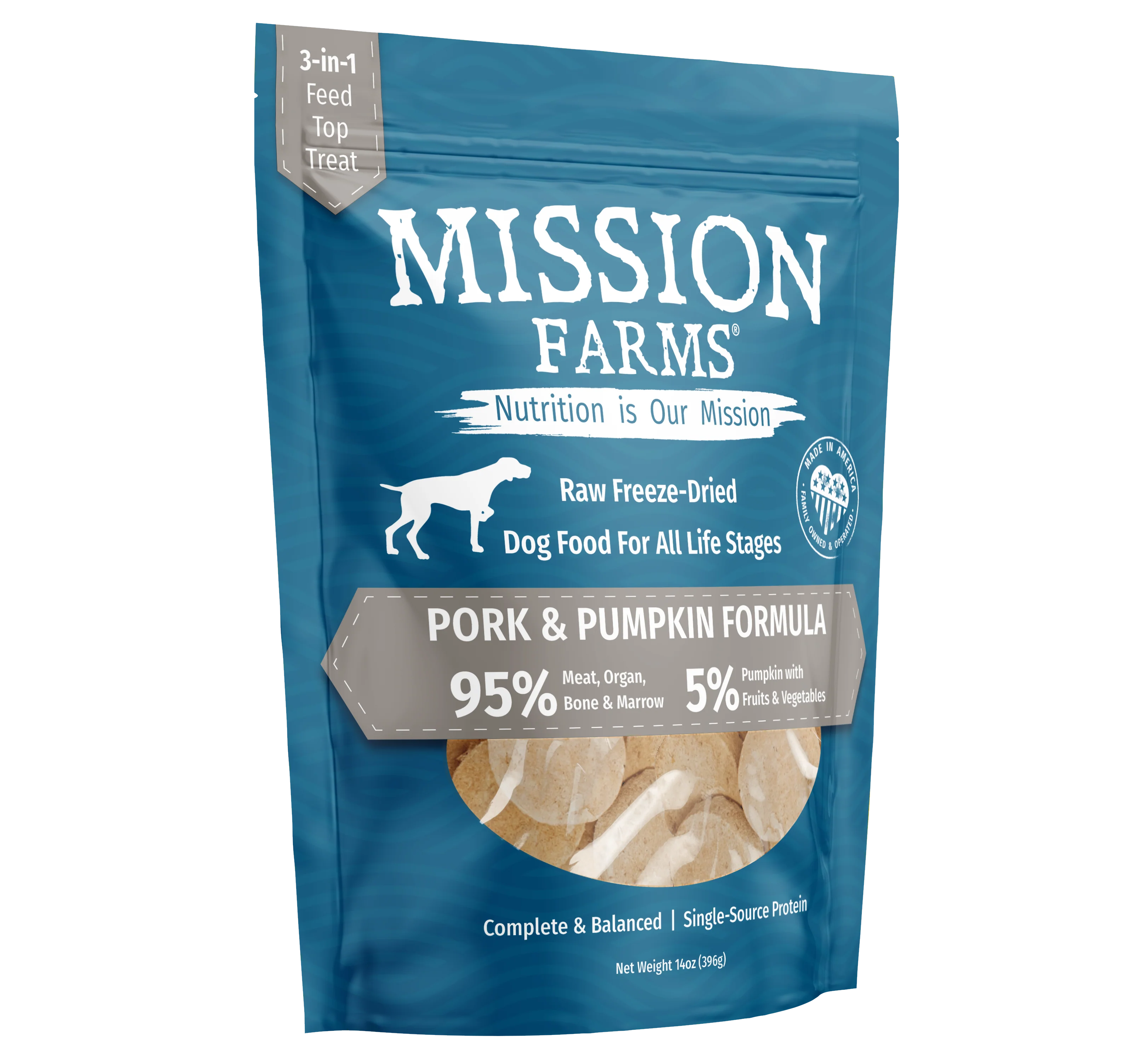 Nutritious Pork & Pumpkin Dog Food Patties - 14 oz. - Image 3