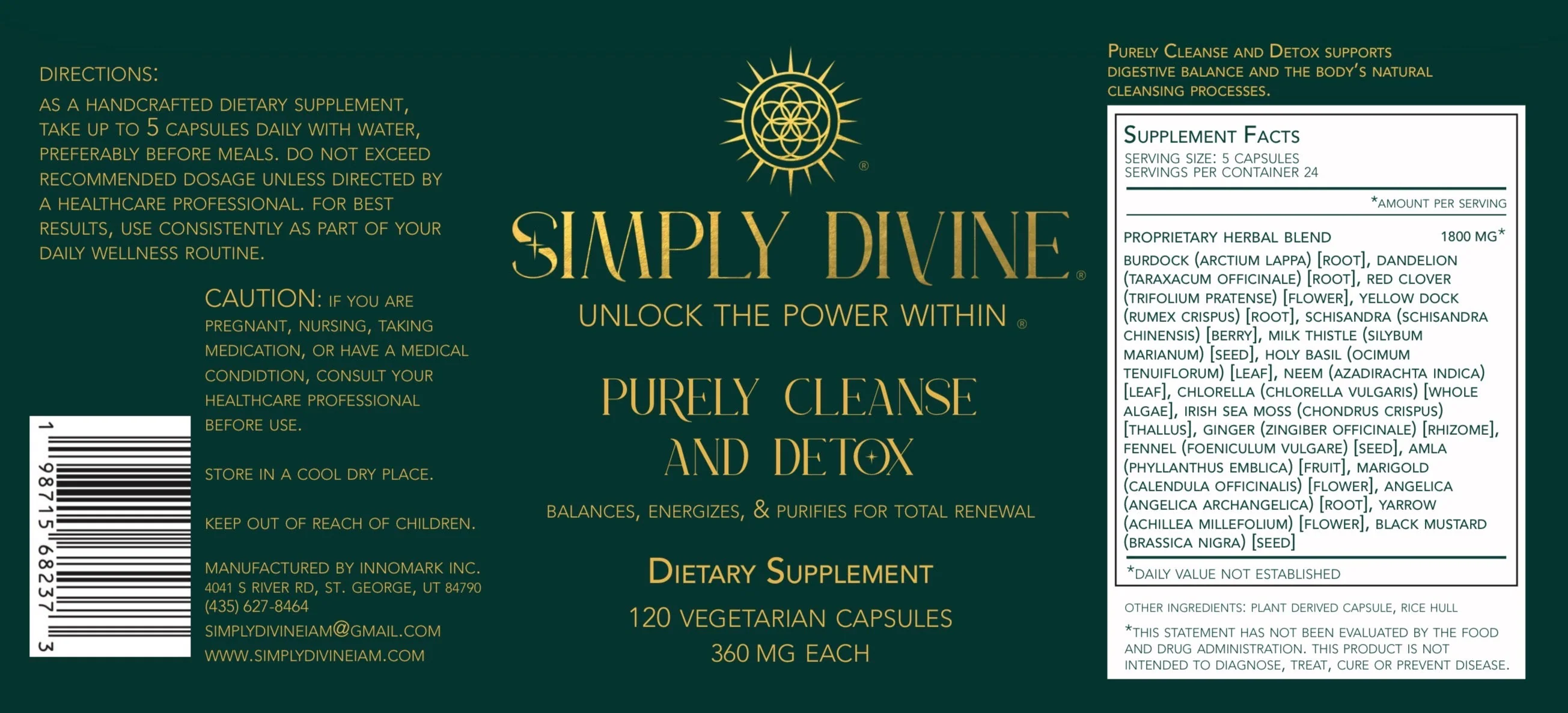 Liver & Kidney Detox Herbal Supplement - Purely Cleanse - Image 4