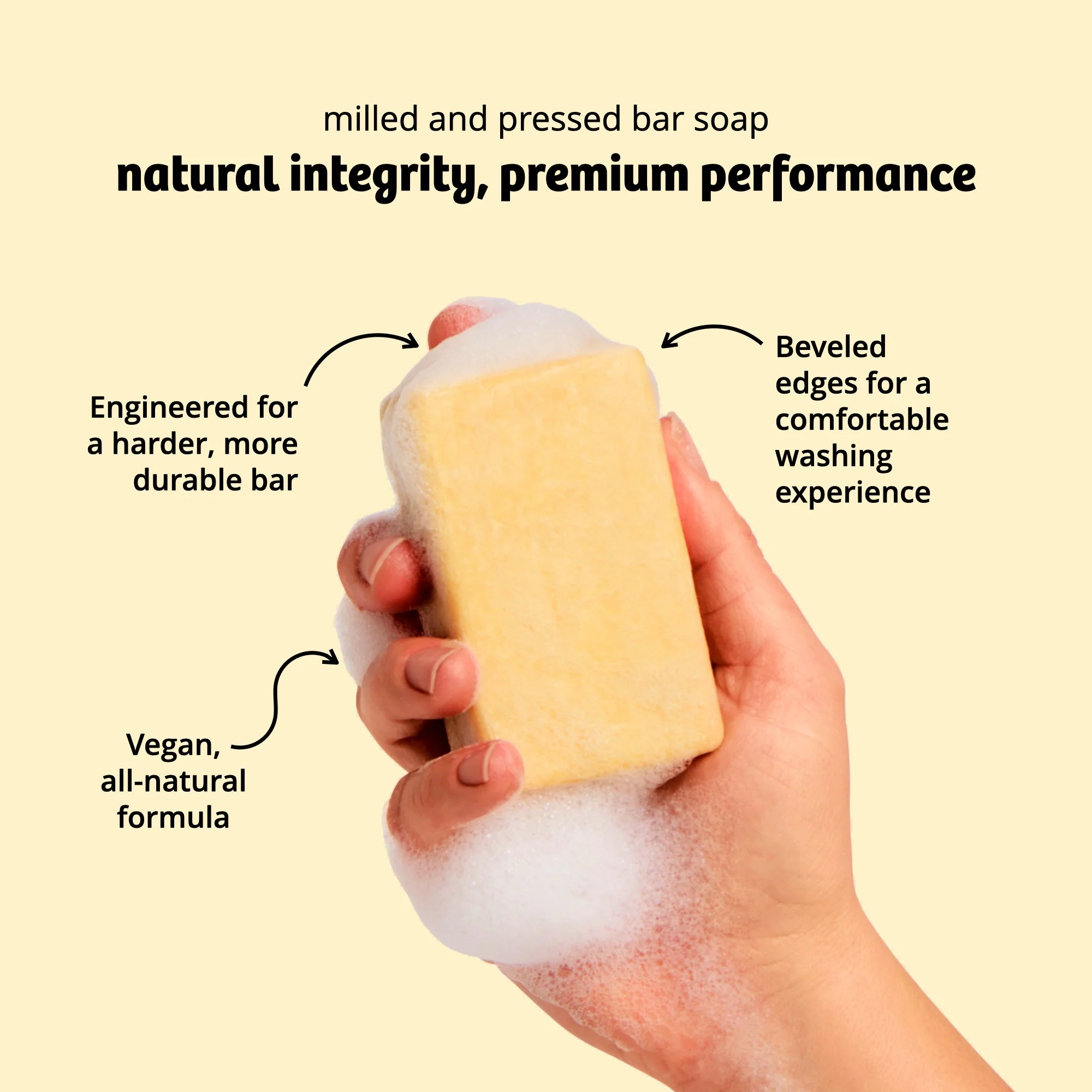Lavandin Exfoliating Body Bar Soap - 4 Oz - Image 5