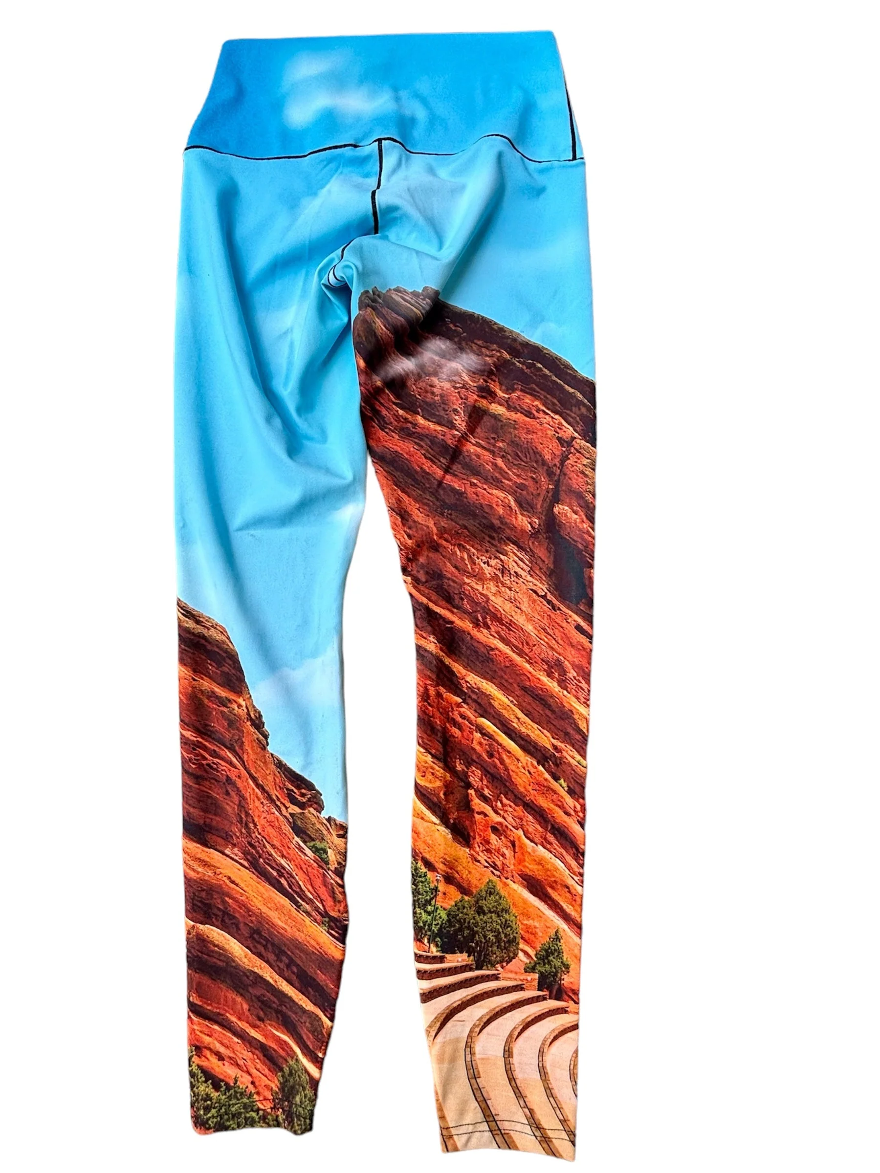 Eco-Friendly Red Rocks Daytime Yoga Pants - Image 7