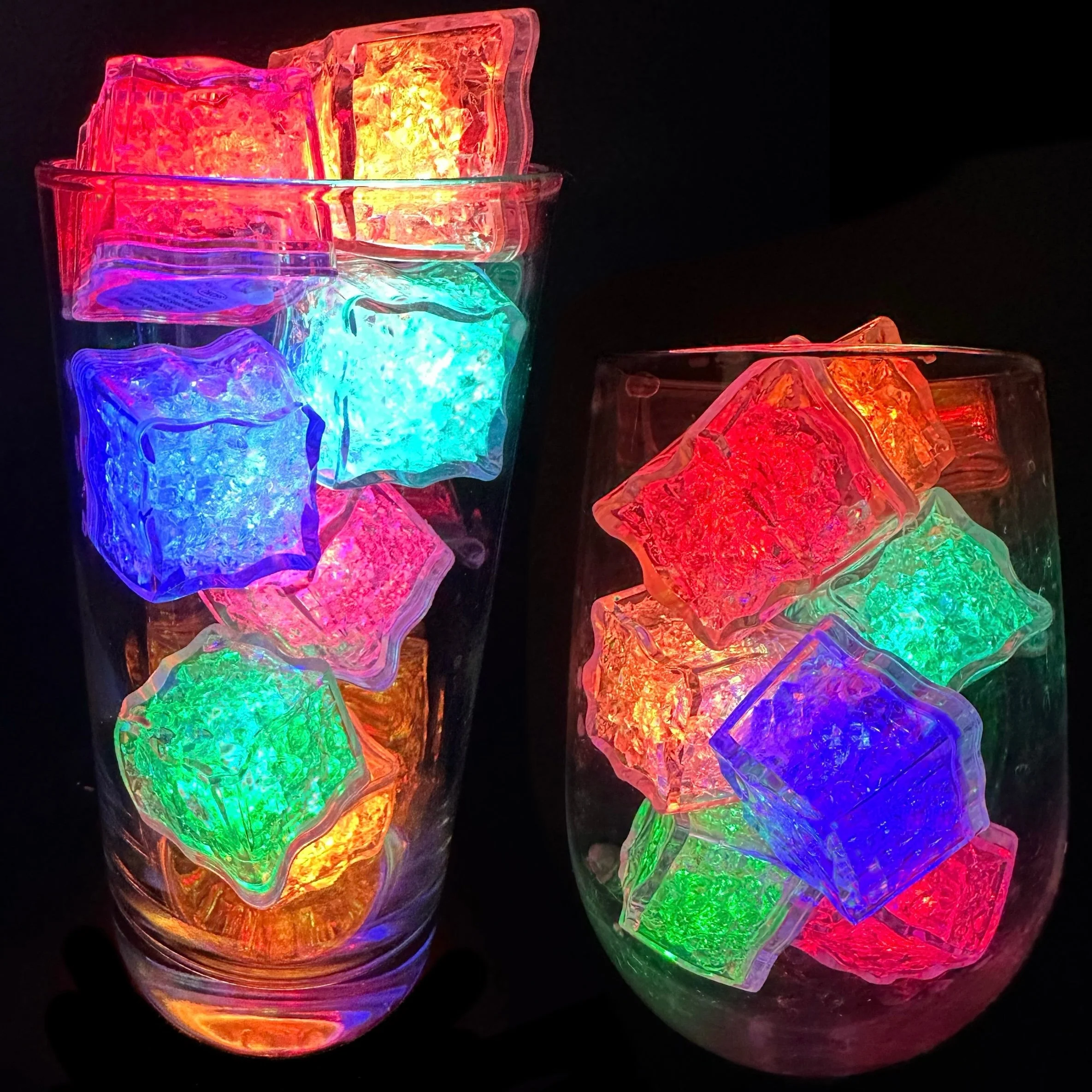 LED Light Up Ice Cubes - Multi Color - 12 Pack - Image 3