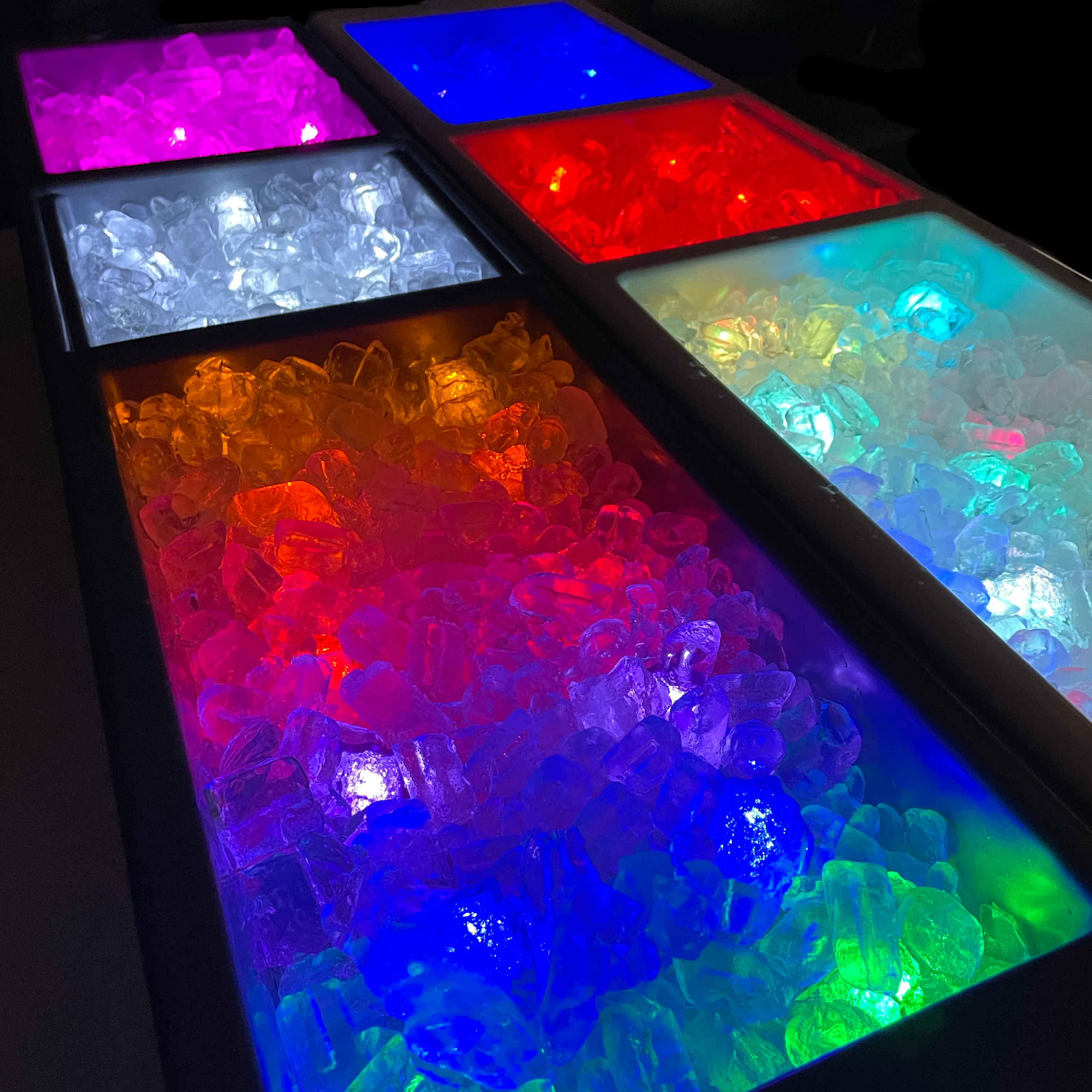 LED Light Up Ice Cubes - Multi Color - 12 Pack - Image 4