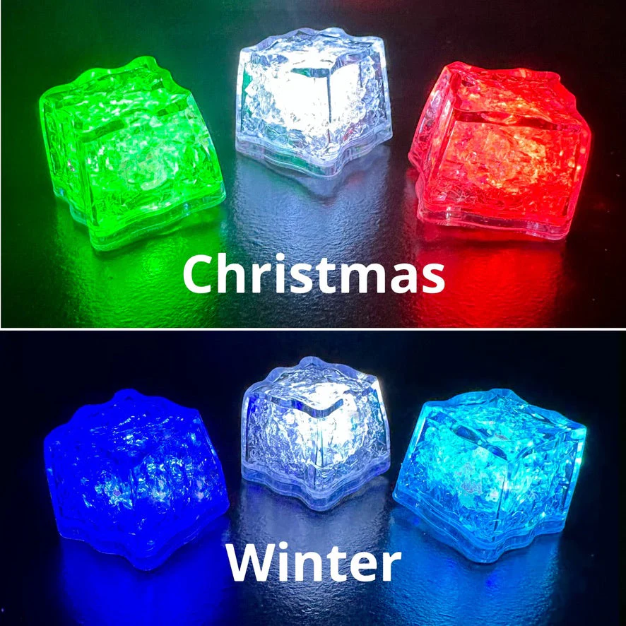 LED Light Up Ice Cubes - Multi Color - 12 Pack - Image 7