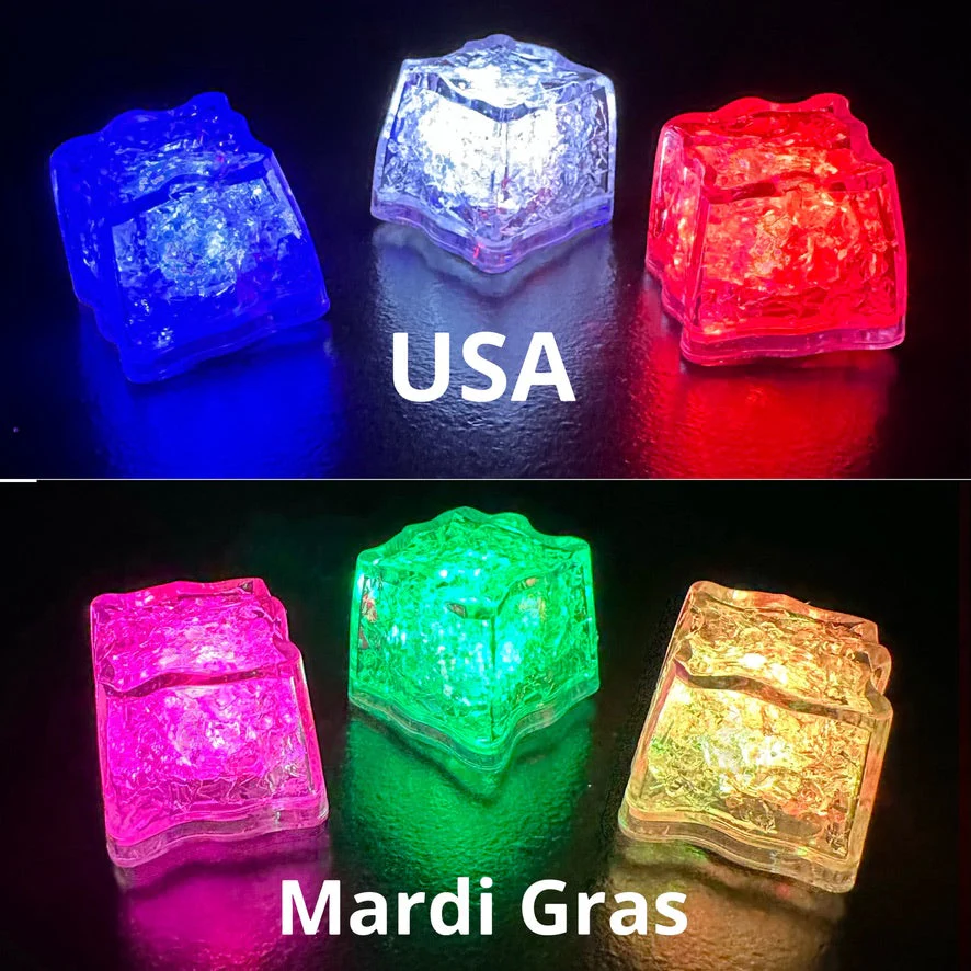 LED Light Up Ice Cubes - Multi Color - 12 Pack - Image 8