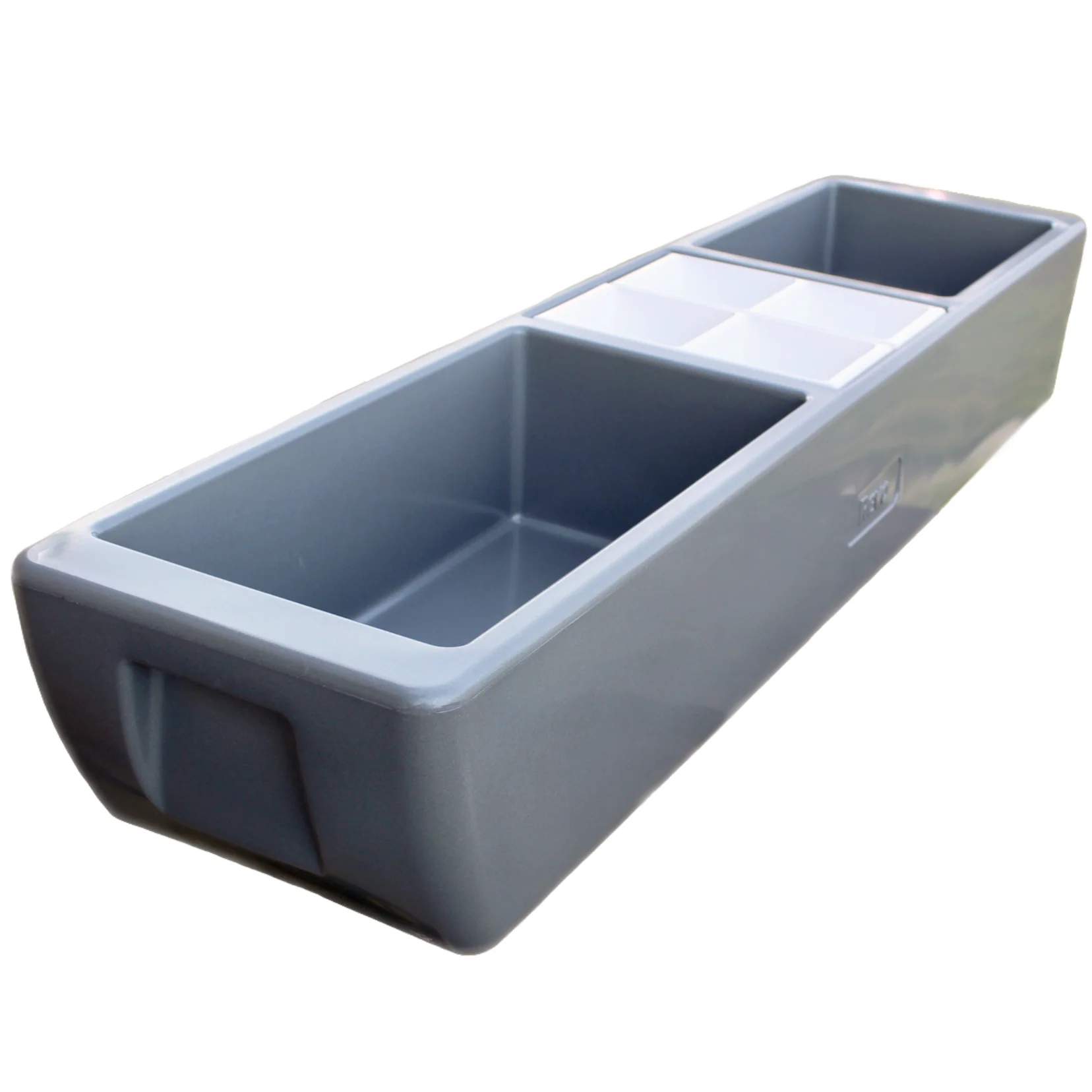 Insulated Party Barge Beverage Cooler - Metallic Gray - Image 9