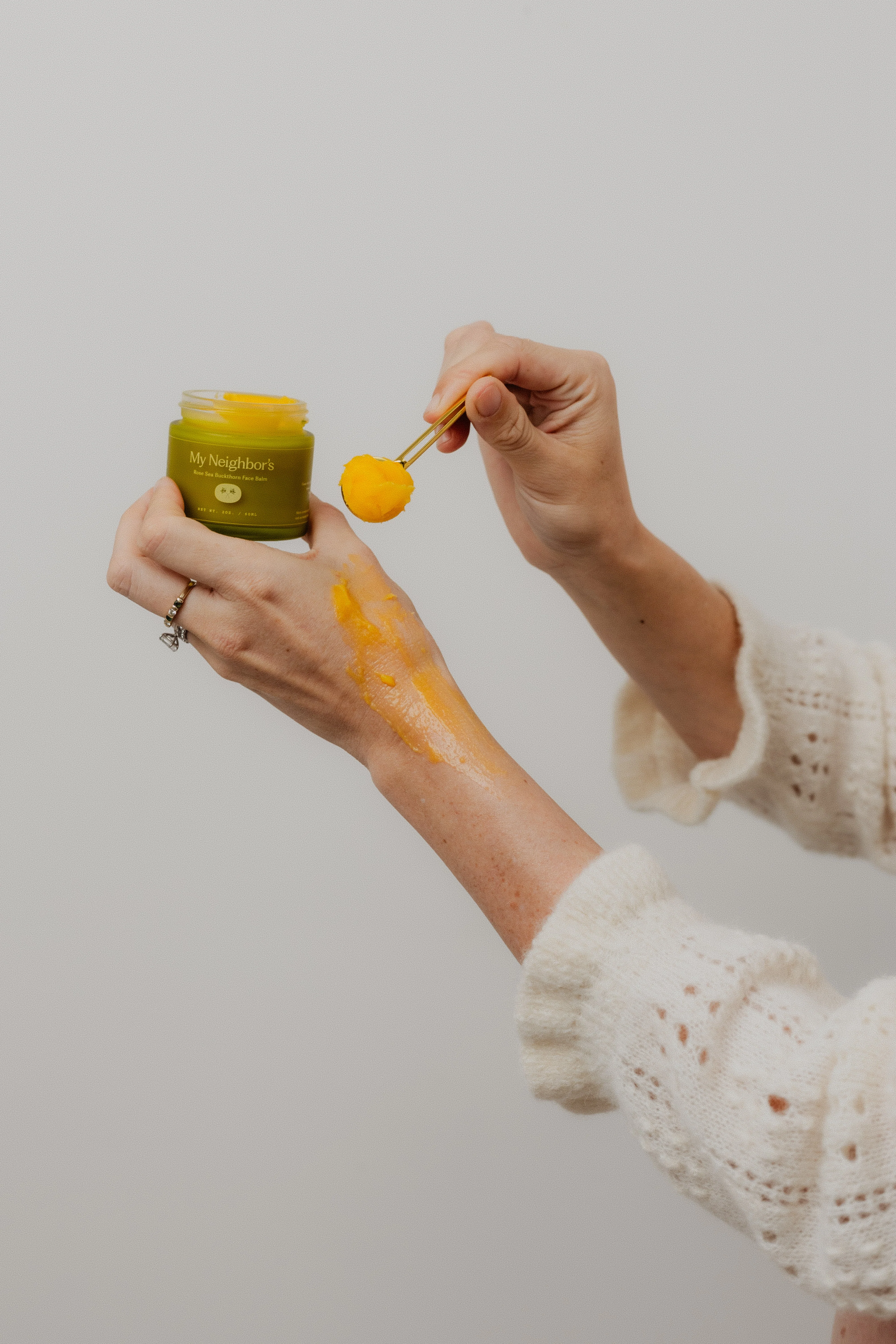 Rose & Sea Buckthorn Face Tallow Balm - Image 3
