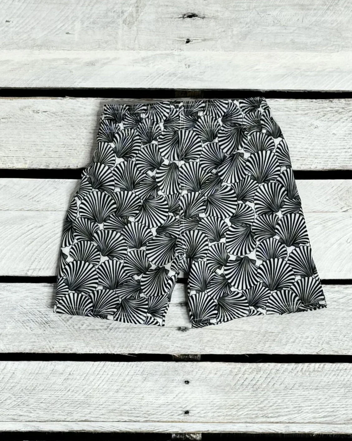 Kids Seashell UPF 50 Lined Swim Trunks - Image 2