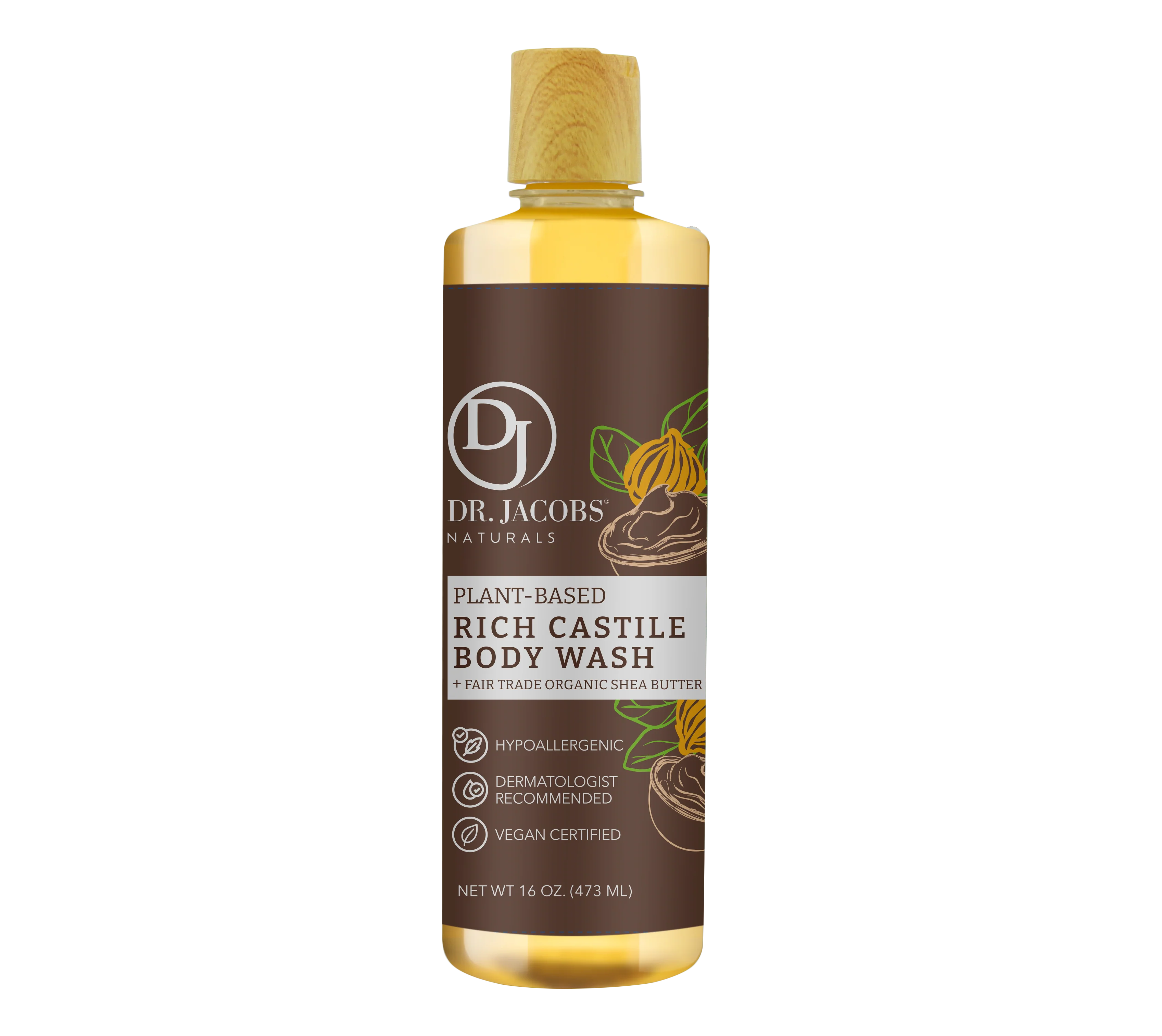 Shea Butter Castile Body Wash - 32 oz - Image 6