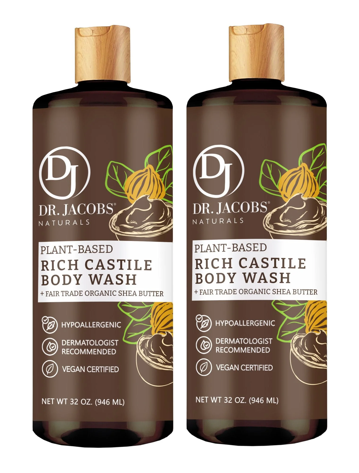 Shea Butter Castile Body Wash - 32 oz - Image 8
