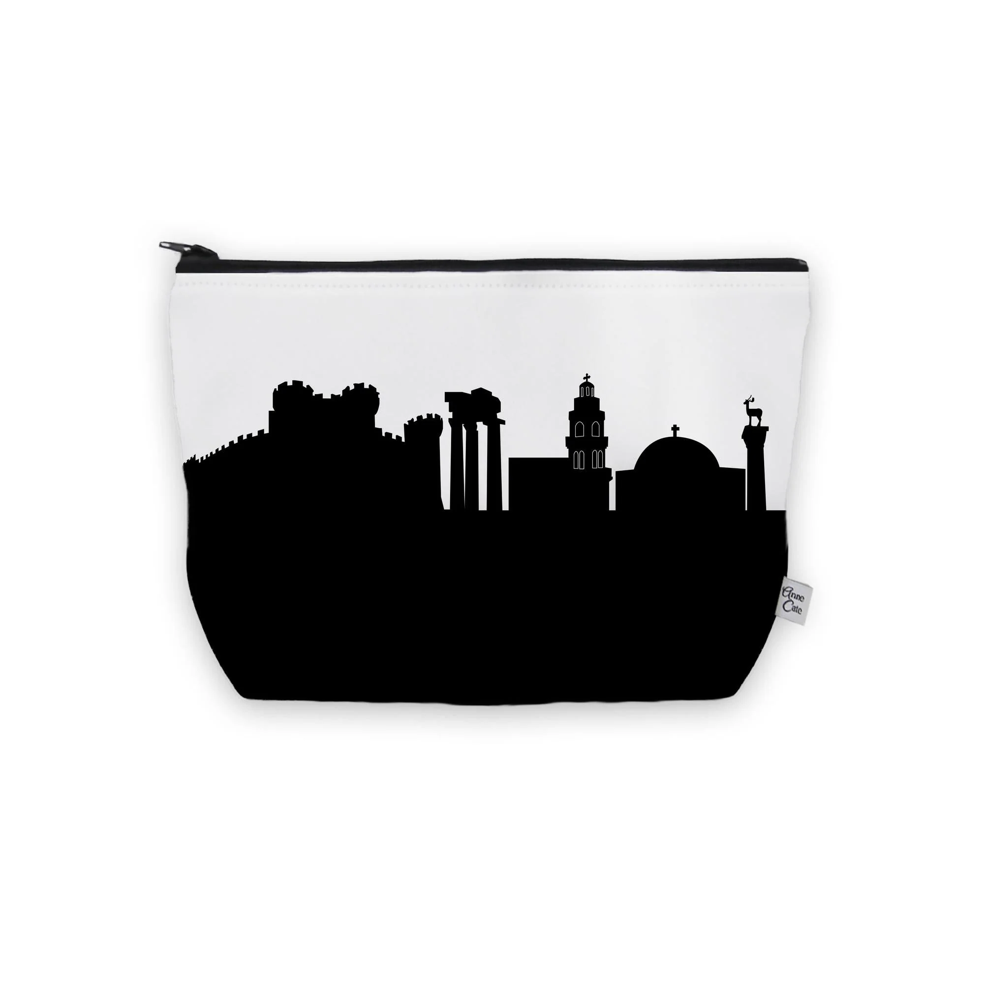 Skyline Minimalist Cosmetic Makeup Bag - Choose Your City - Image 86