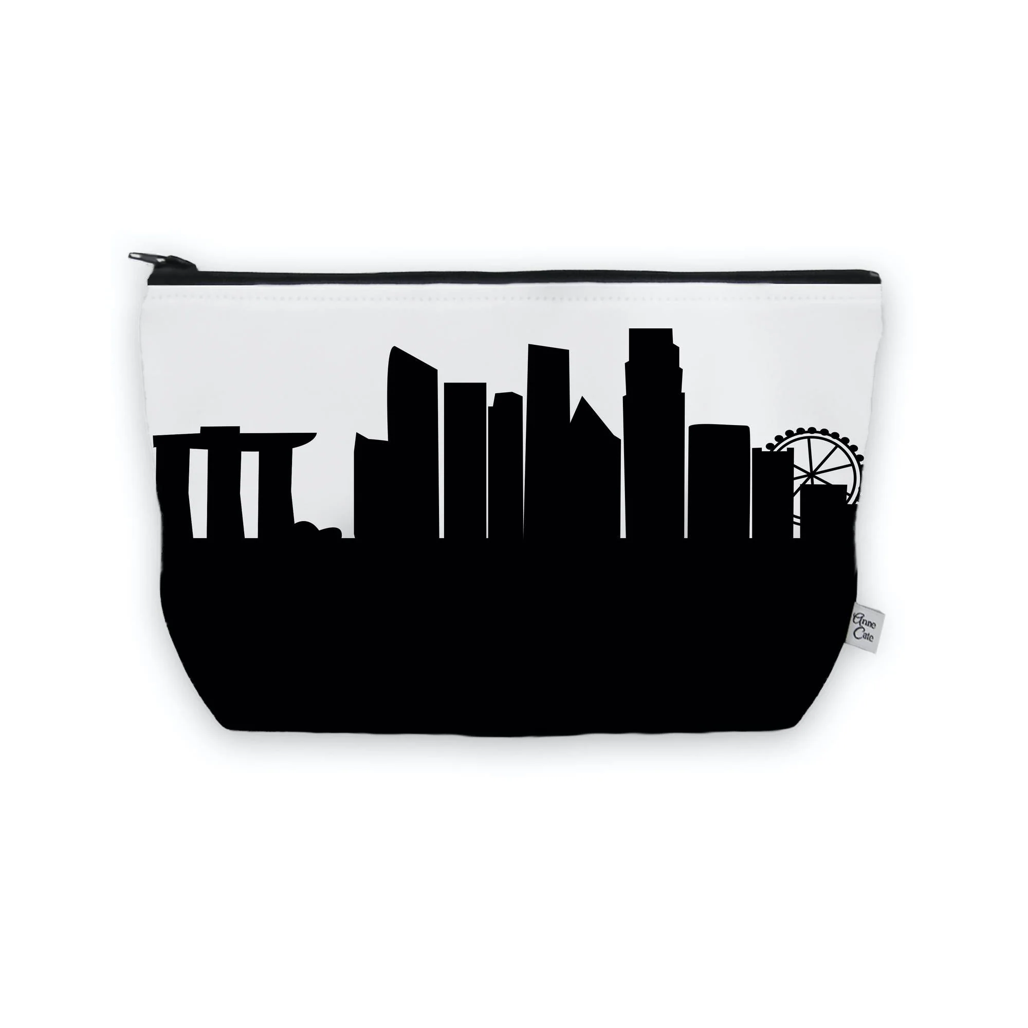 Skyline Minimalist Cosmetic Makeup Bag - Choose Your City - Image 96