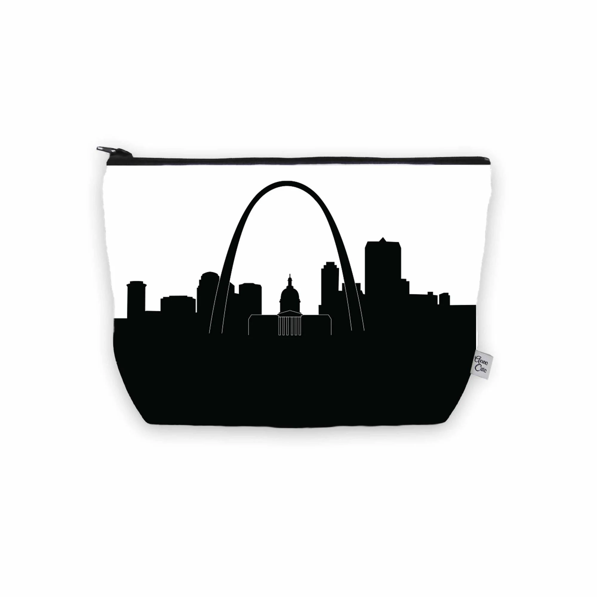 Skyline Minimalist Cosmetic Makeup Bag - Choose Your City - Image 97