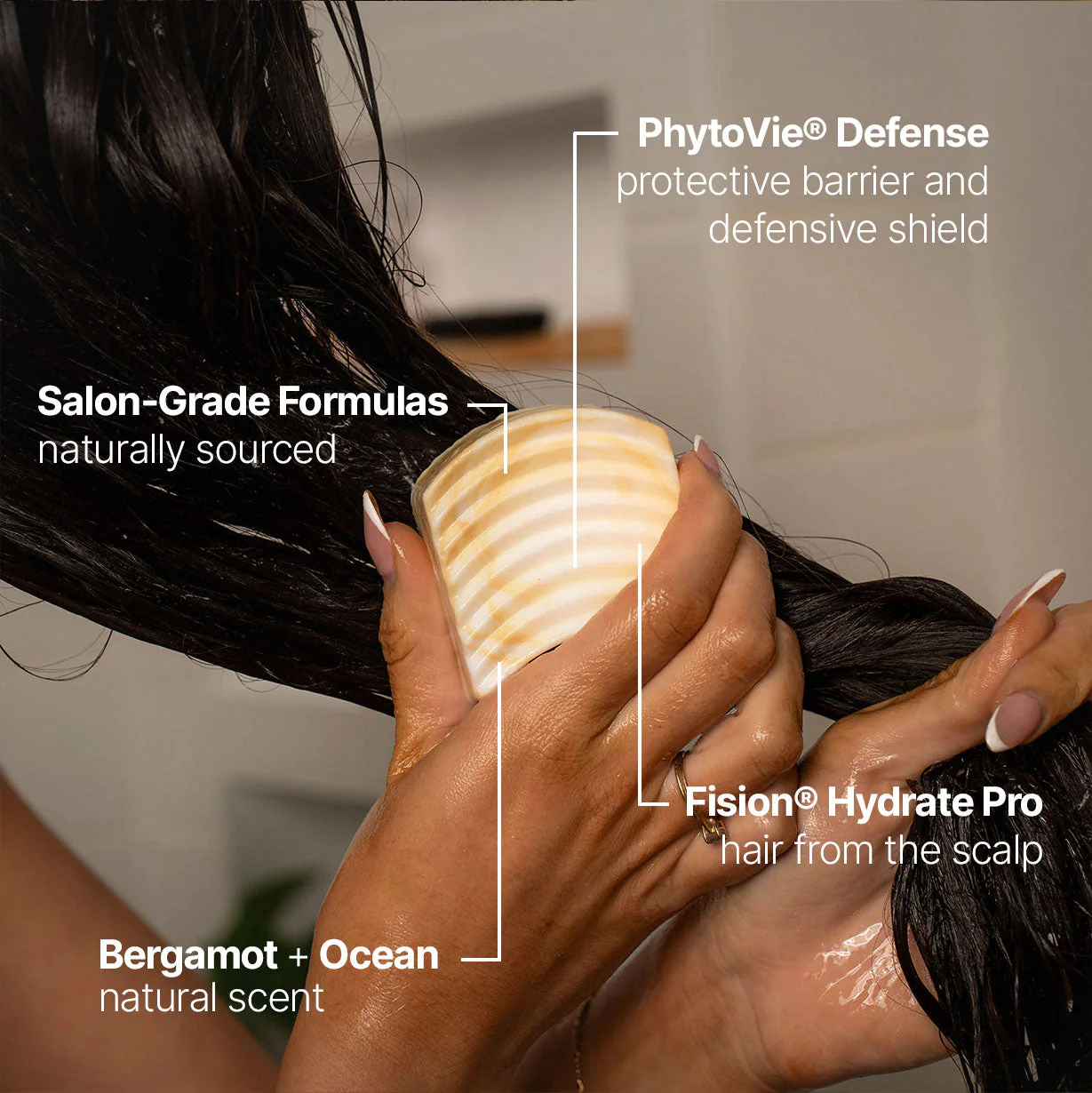 Anti-Frizz Smooth Sleek Solid Conditioner Bar - Image 3
