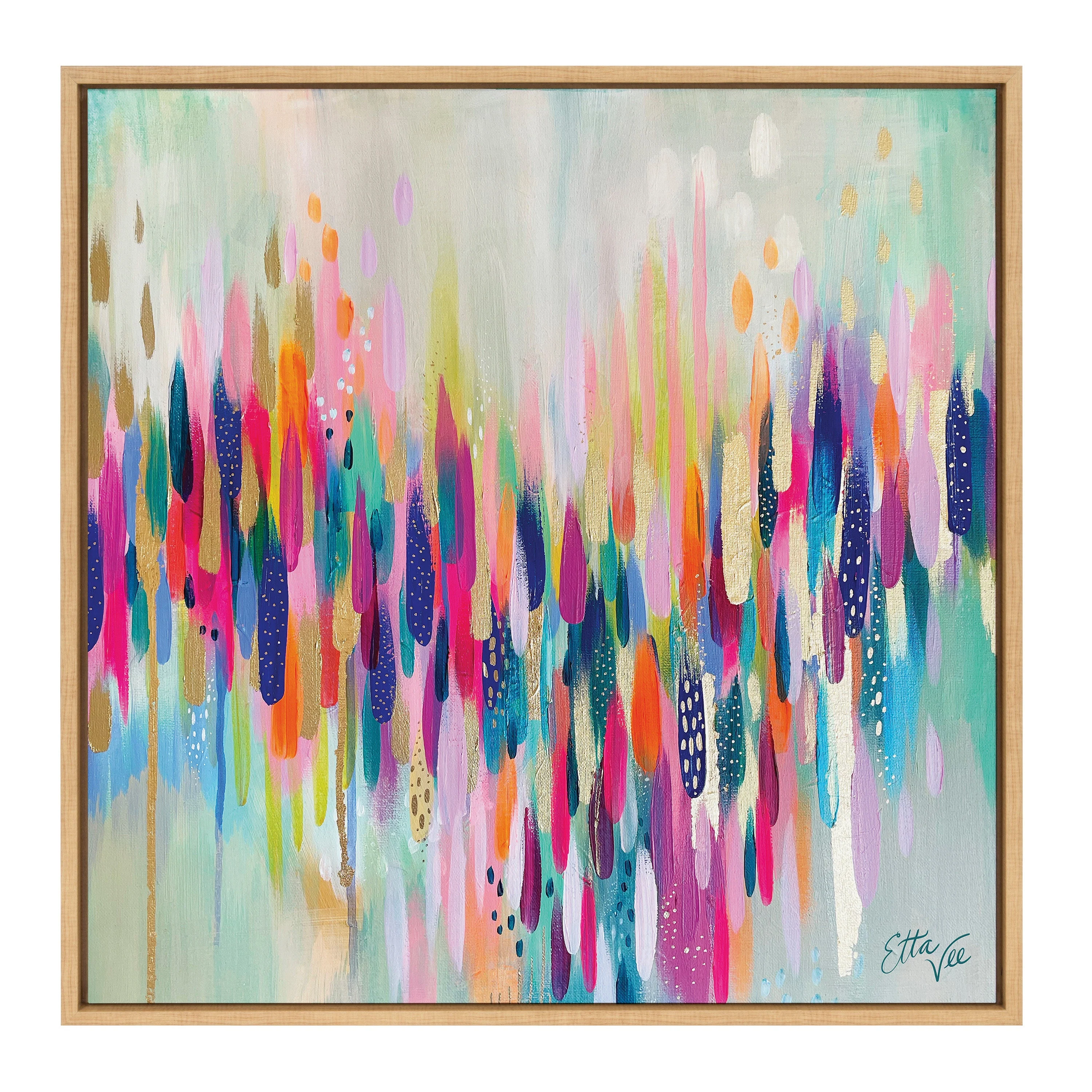 Sylvie Brushstroke 154 Framed Canvas by Jessi Raulet of Ettavee - Image 18