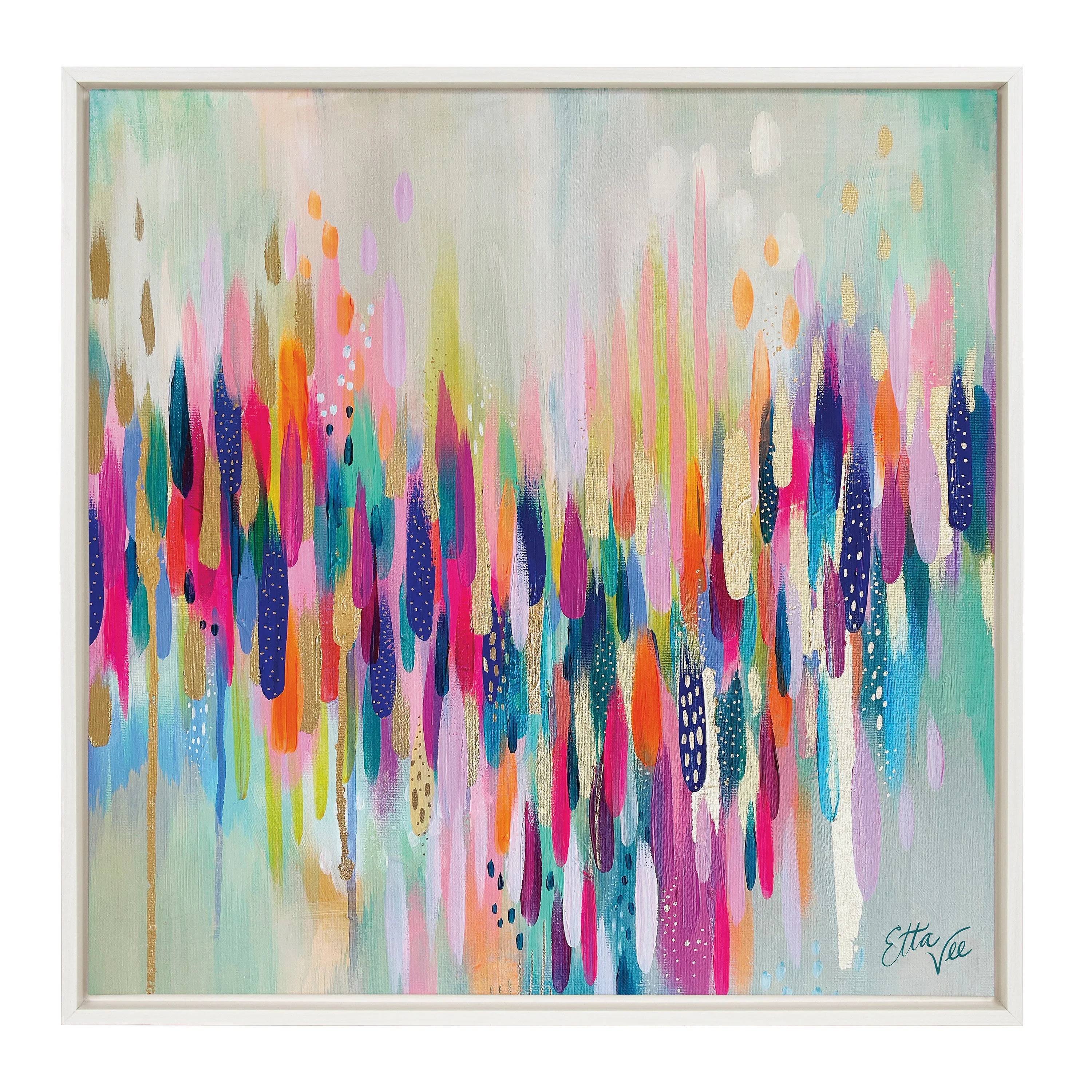 Sylvie Brushstroke 154 Framed Canvas by Jessi Raulet of Ettavee - Image 23
