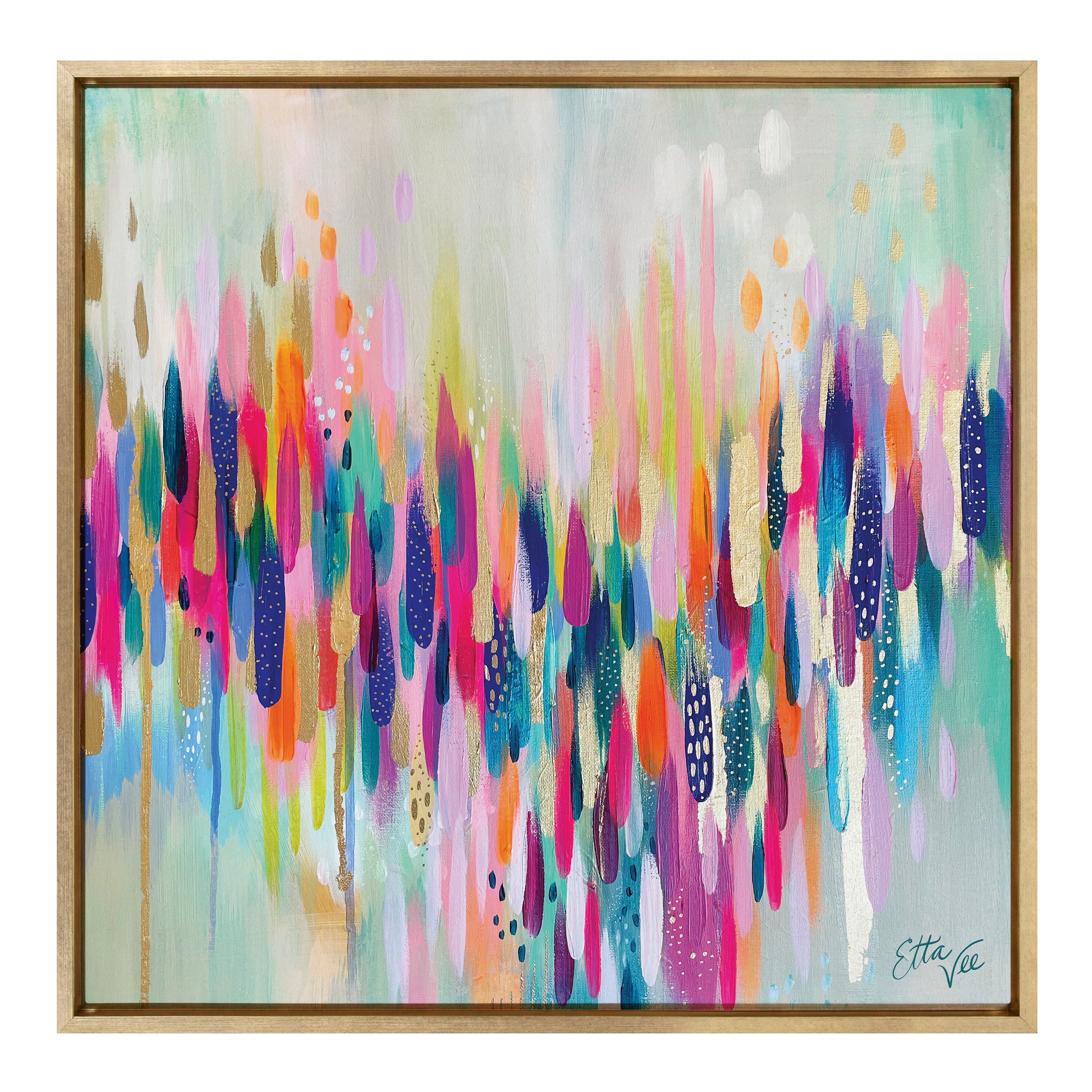 Sylvie Brushstroke 154 Framed Canvas by Jessi Raulet of Ettavee - Image 29