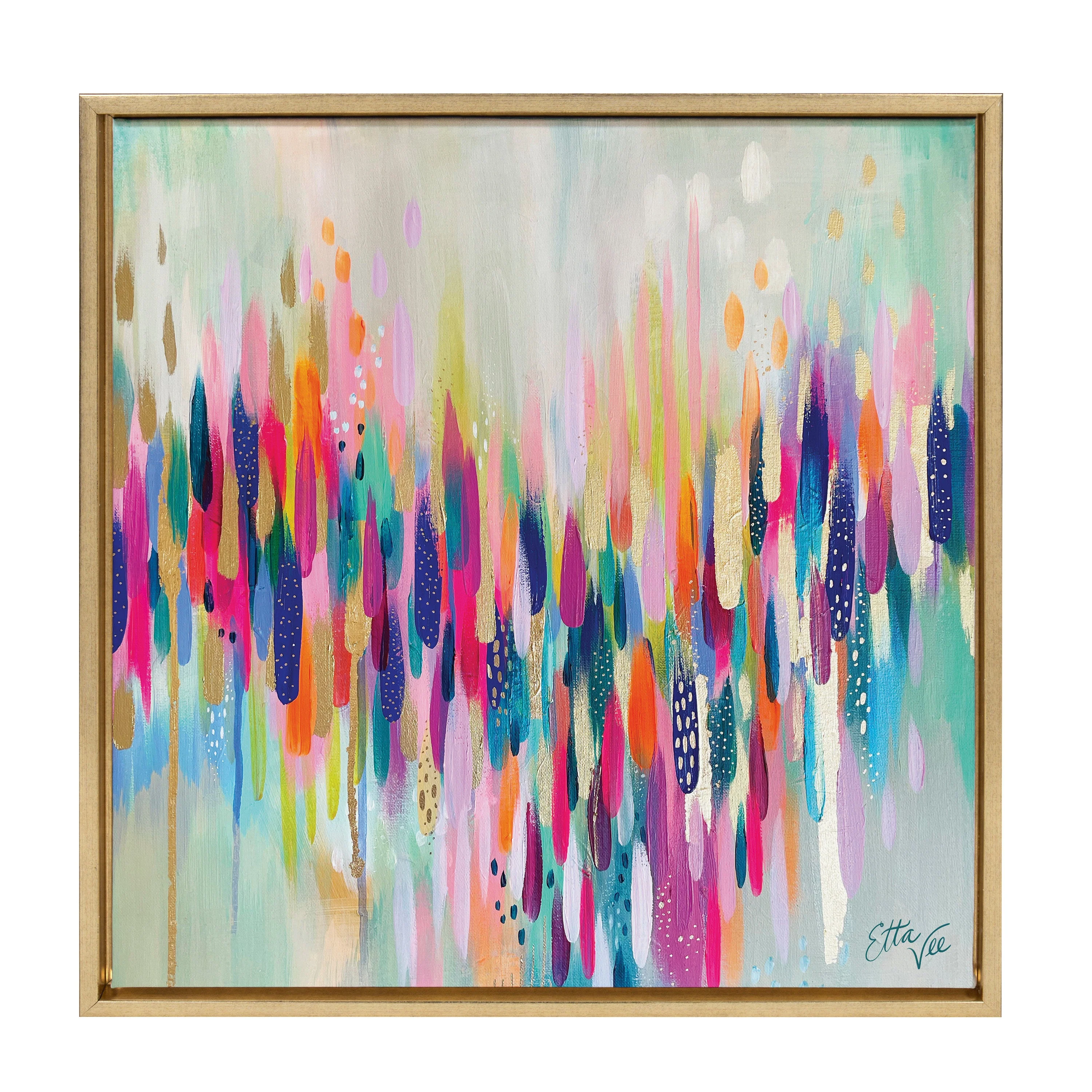 Sylvie Brushstroke 154 Framed Canvas by Jessi Raulet of Ettavee - Image 8