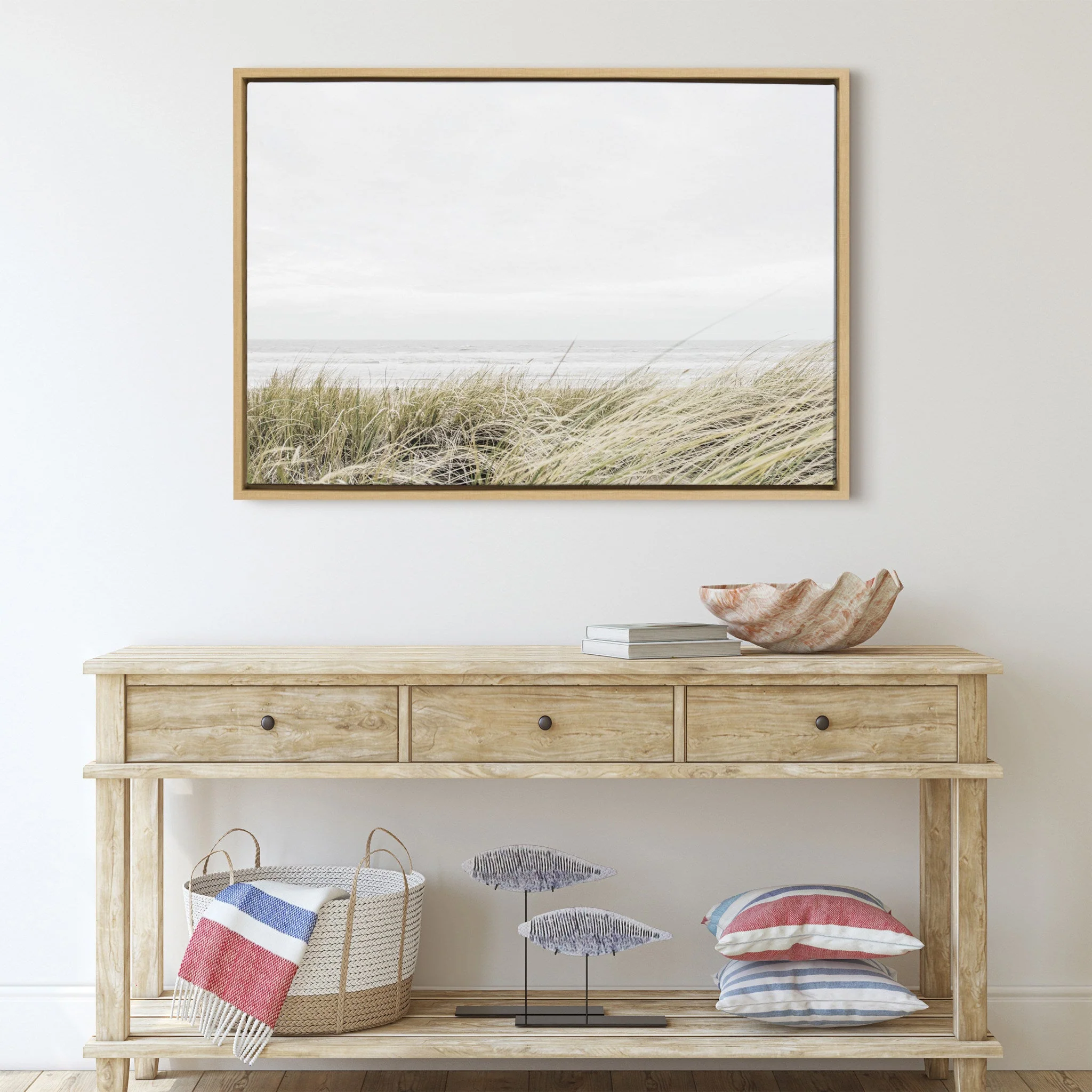 Sylvie East Beach Framed Canvas by Amy Peterson Art Studio - Image 6