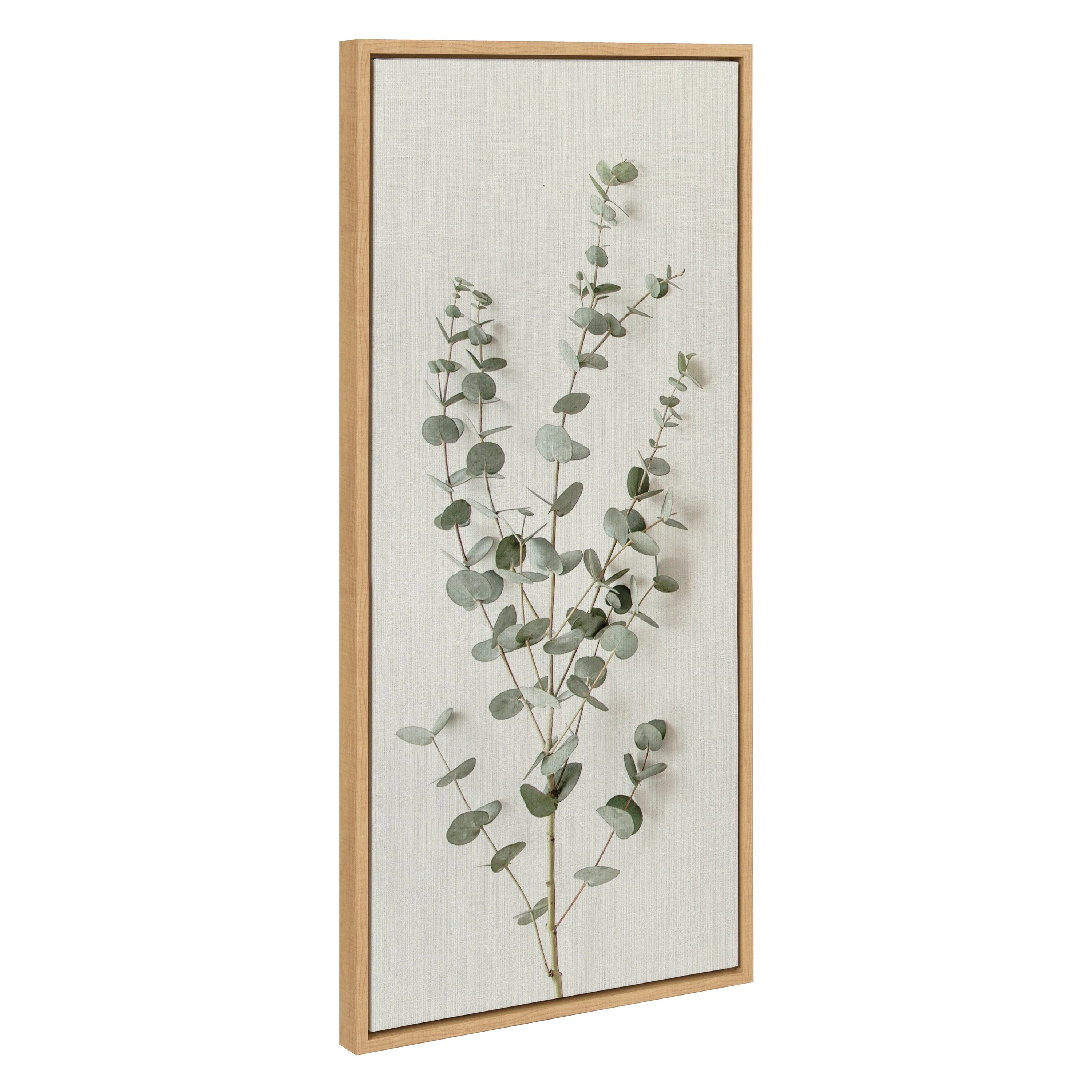 Sylvie Eucalyptus Botanical I Framed Canvas by The Creative Bunch Studio - Image 21