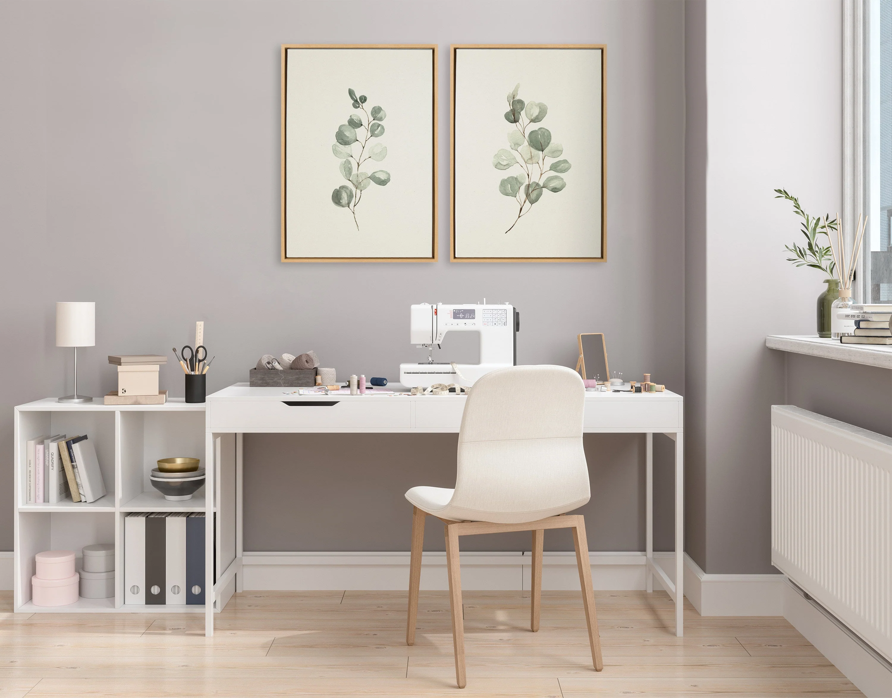 Sylvie Eucalyptus Framed Canvas Set by Maja Mitrovic of Makes My Day Happy - Image 24
