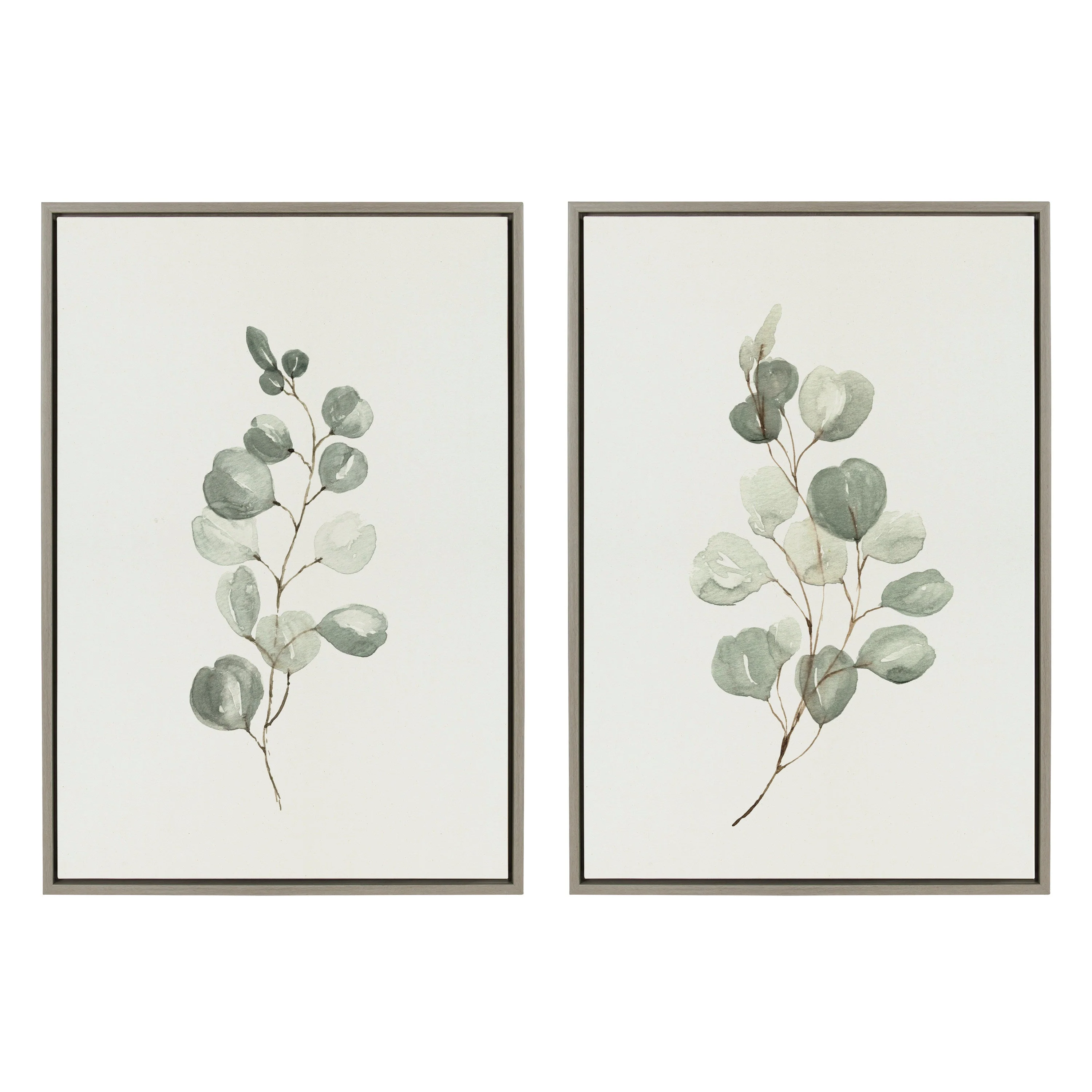 Sylvie Eucalyptus Framed Canvas Set by Maja Mitrovic of Makes My Day Happy - Image 6
