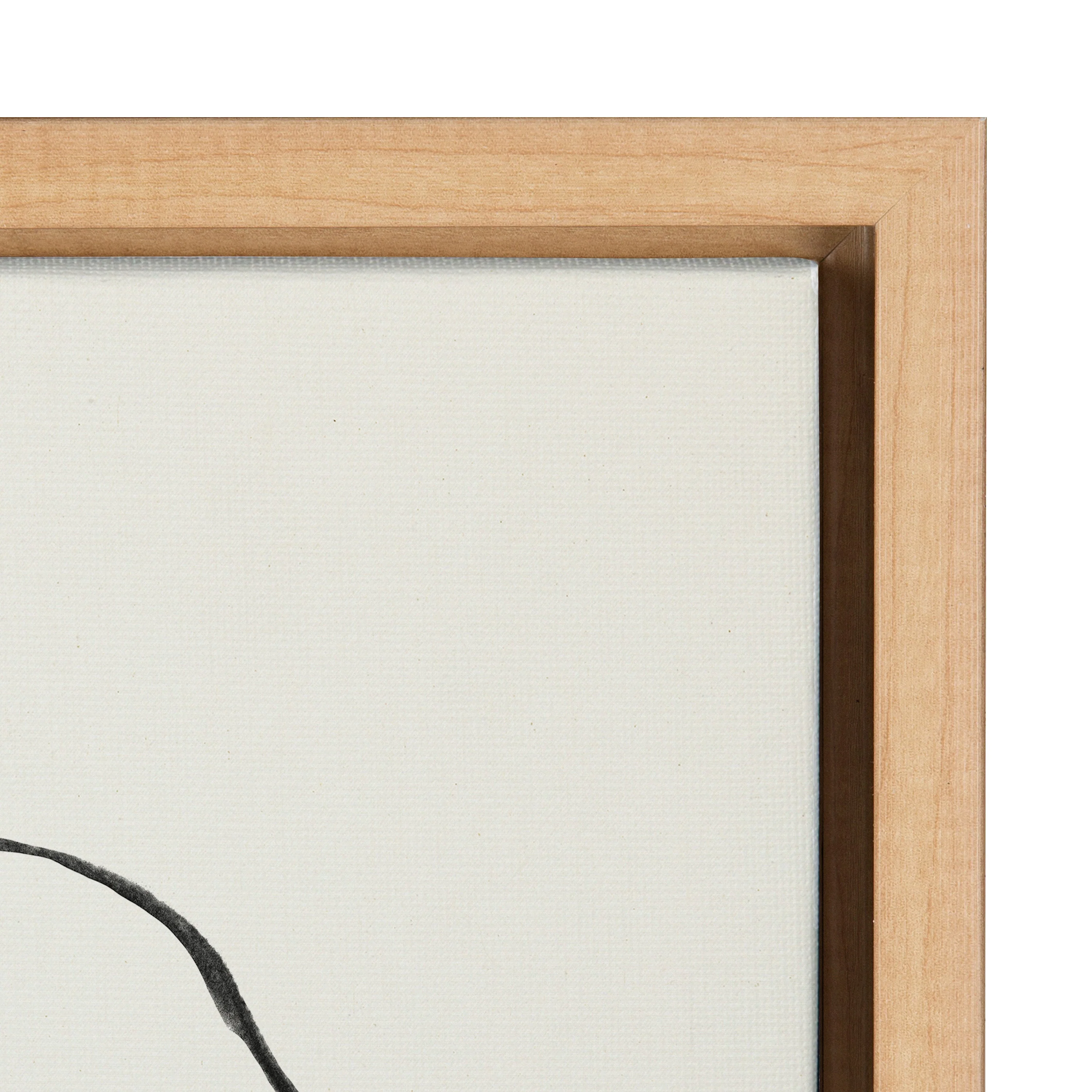 Sylvie Going in Circles Framed Textured Canvas Set by Teju Reval of SnazzyHues - Image 28