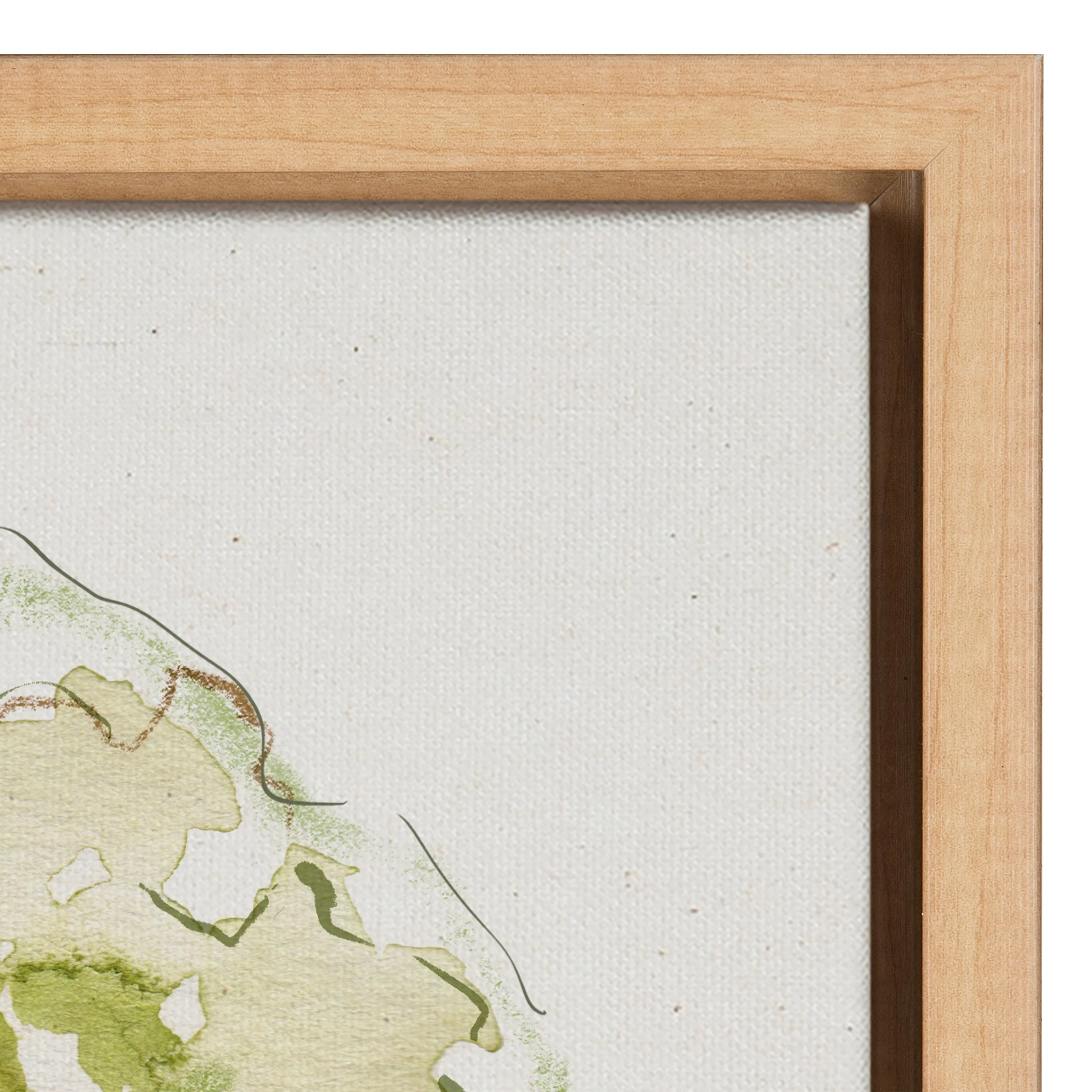 Sylvie Greenery Vase Framed Canvas by Sara Berrenson - Image 22